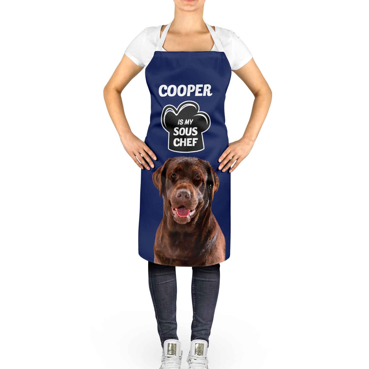 (Dogs Name) Is My Sous Chef Personalised Apron