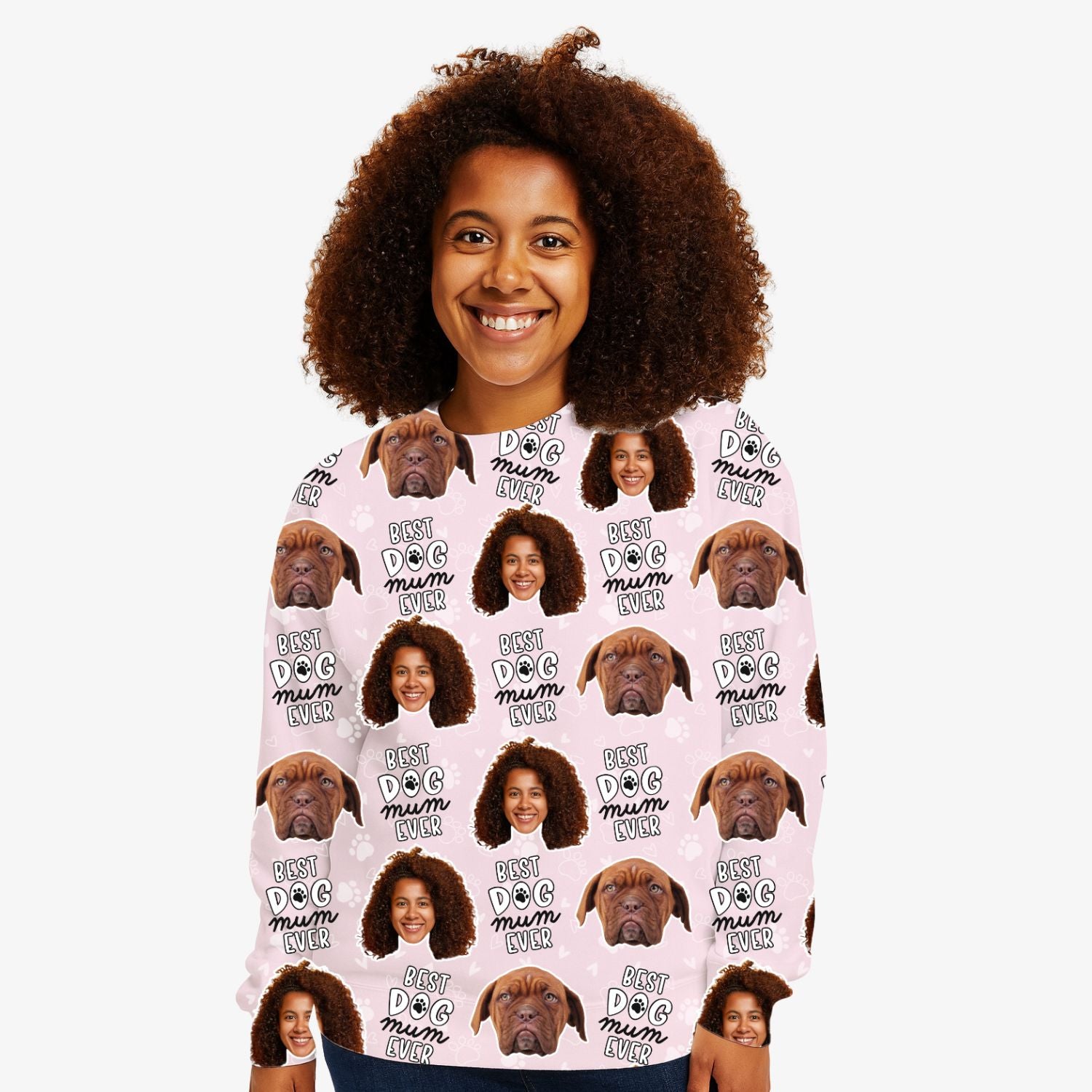 Best Dog Mum Ever Personalised Sweatshirt
