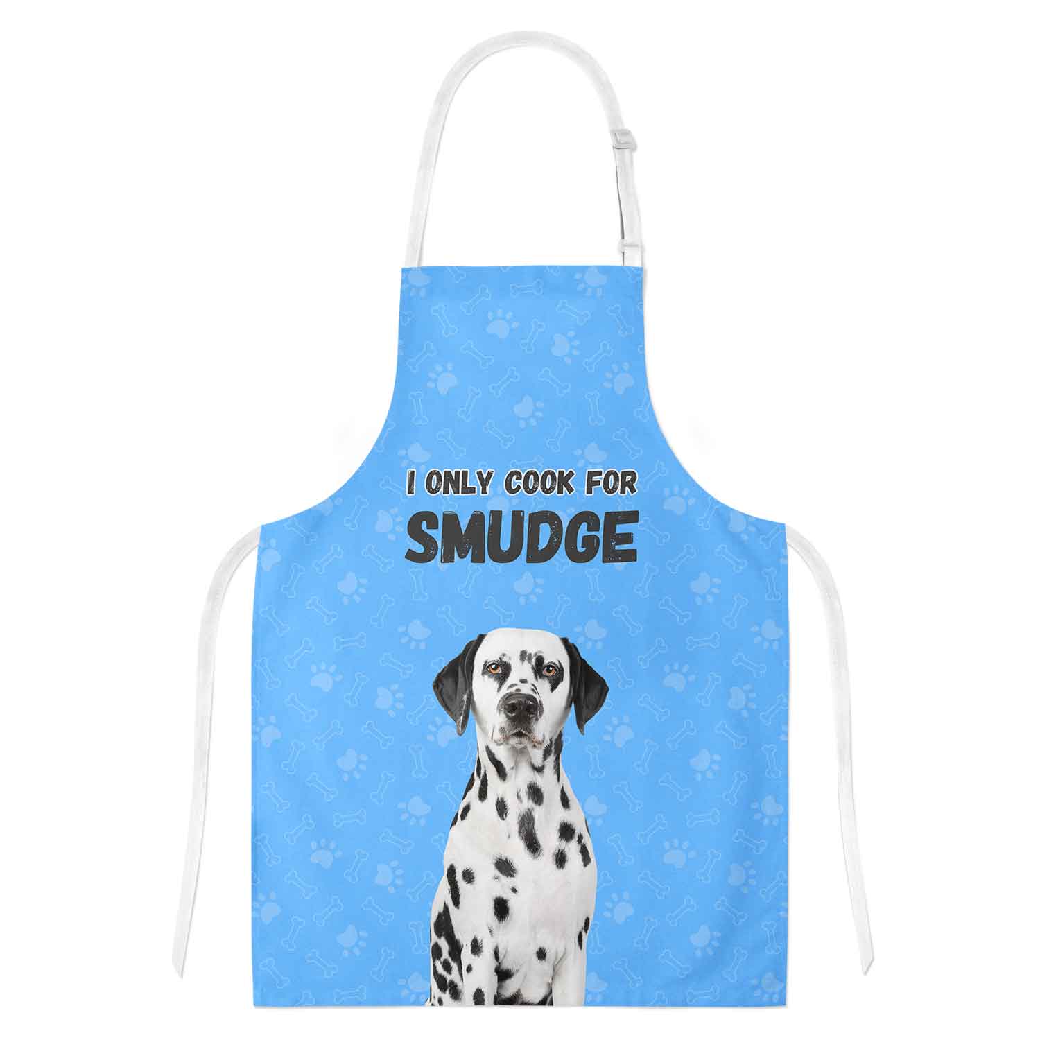 I Only Cook For (Dogs Name) Personalised Apron
