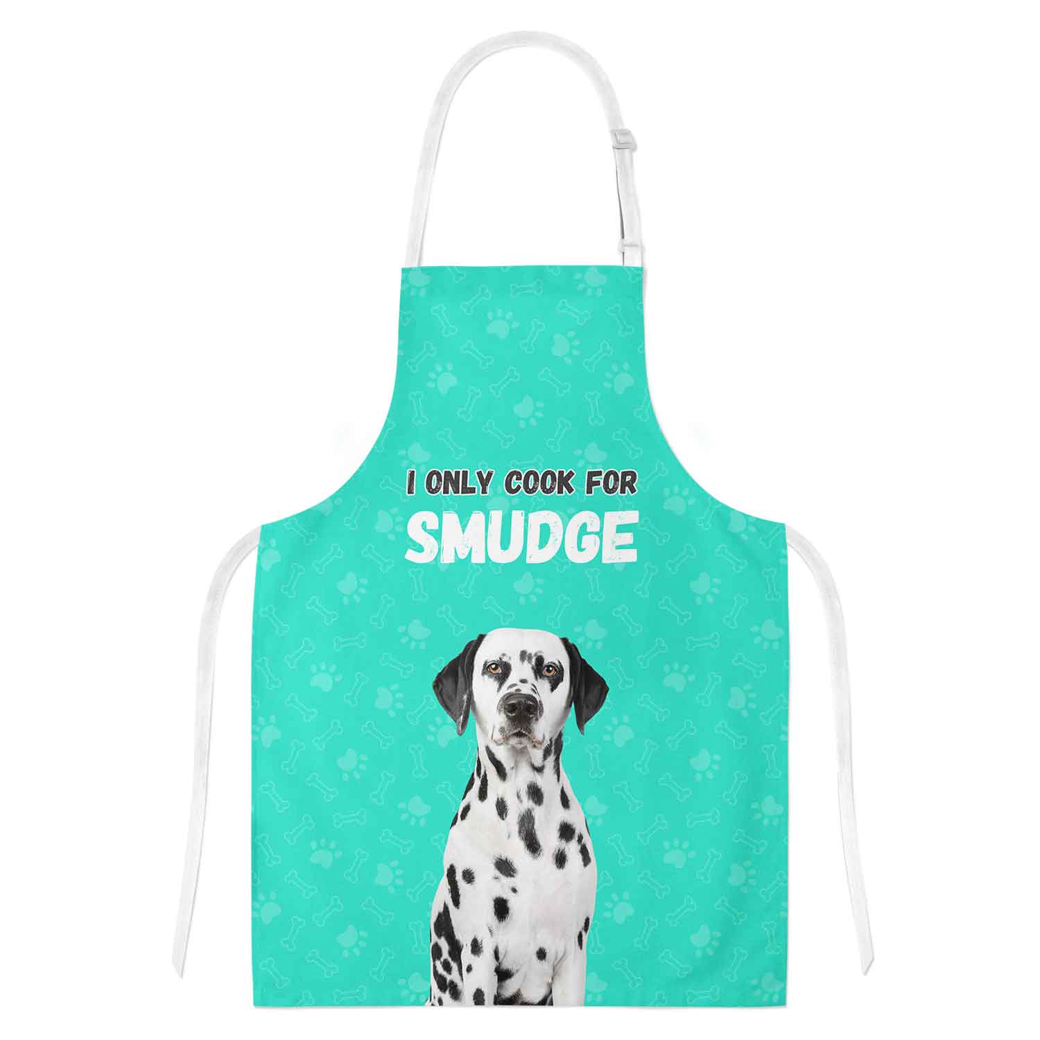 I Only Cook For (Dogs Name) Personalised Apron