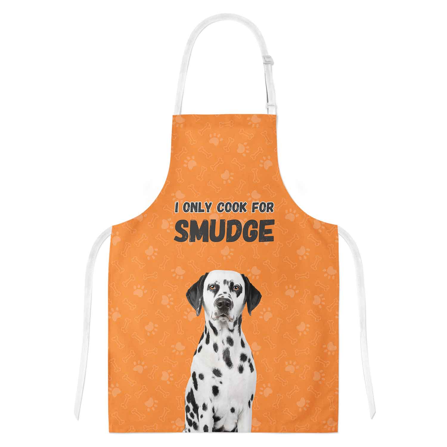 I Only Cook For (Dogs Name) Personalised Apron