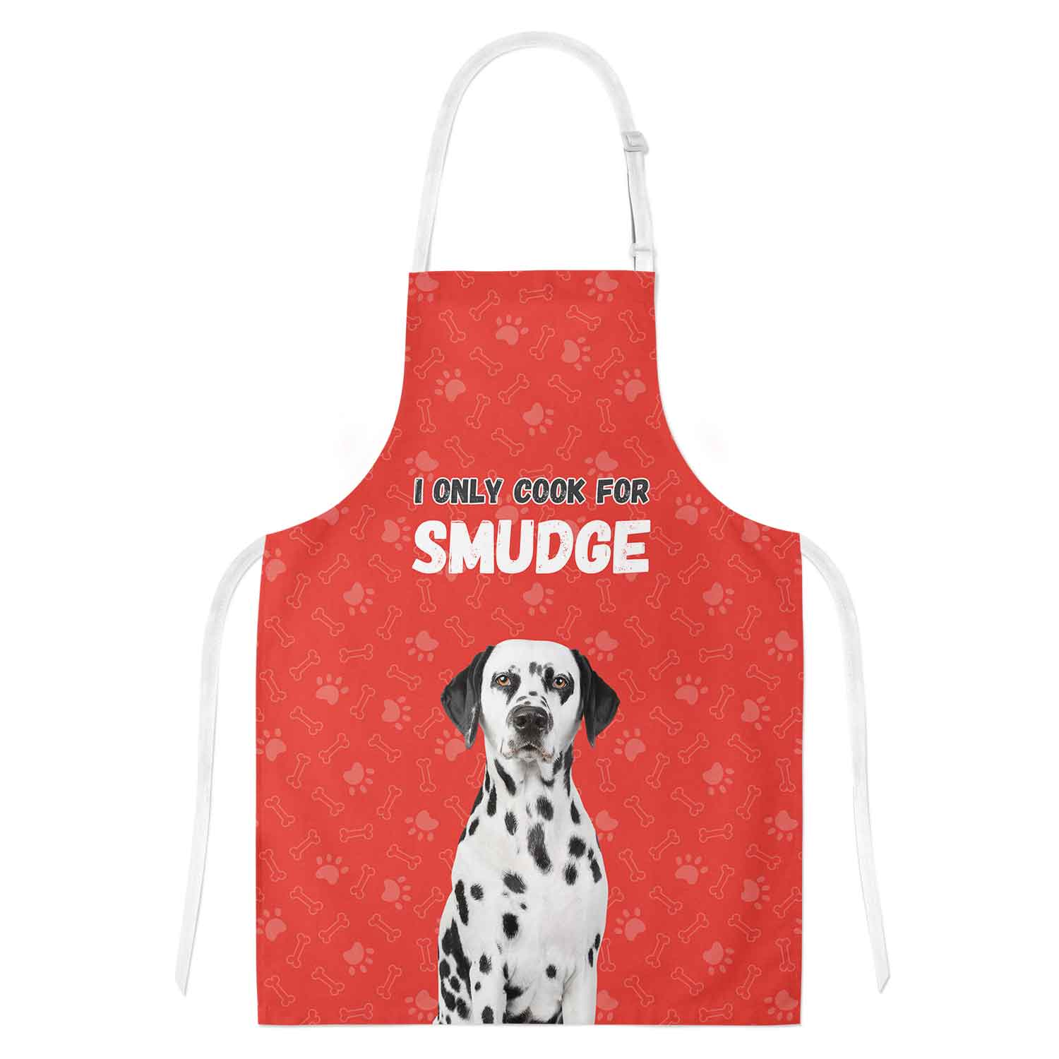 I Only Cook For (Dogs Name) Personalised Apron