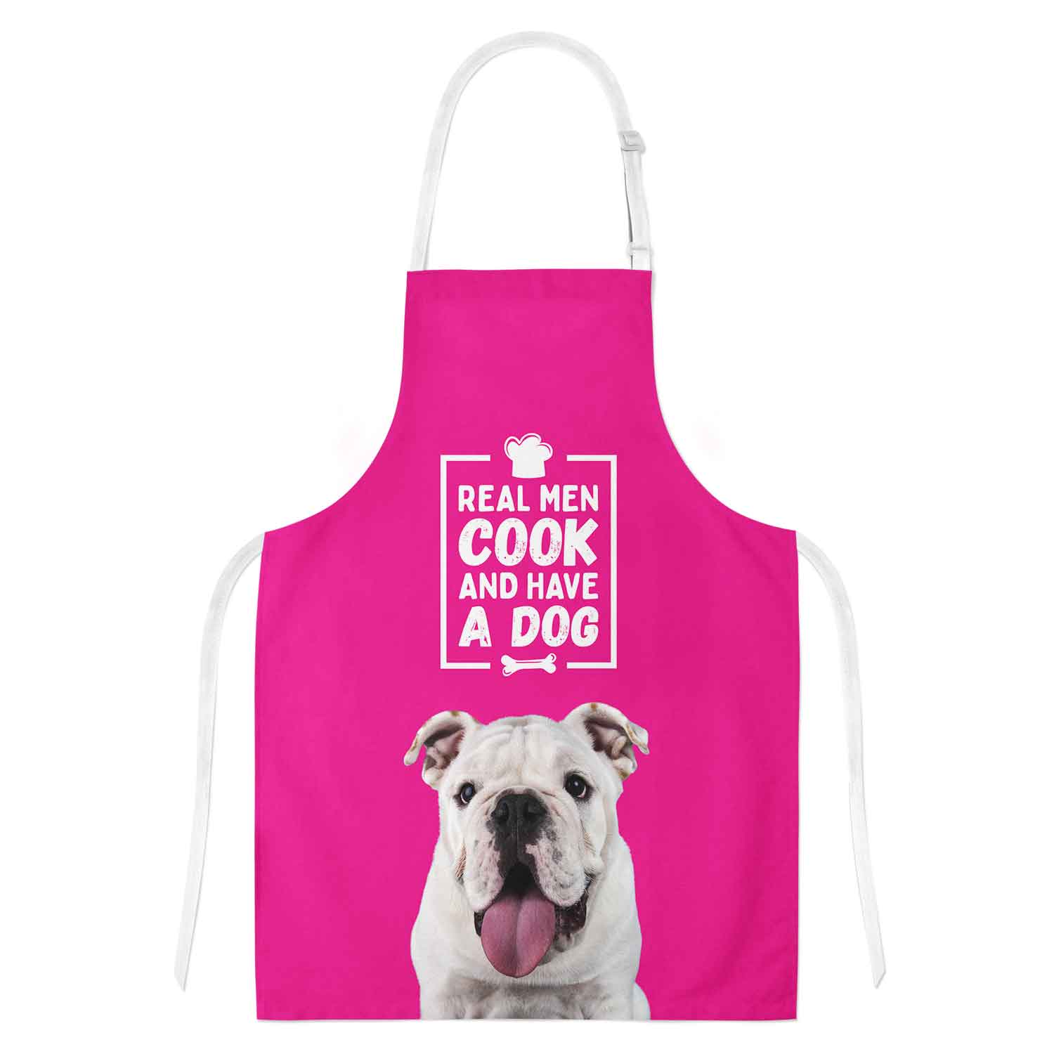 Real Men Cook & Have A Dog Personalised Apron