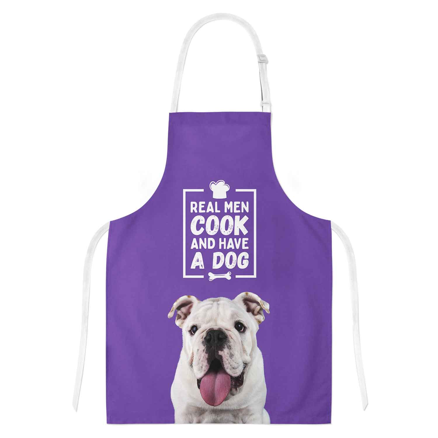 Real Men Cook & Have A Dog Personalised Apron