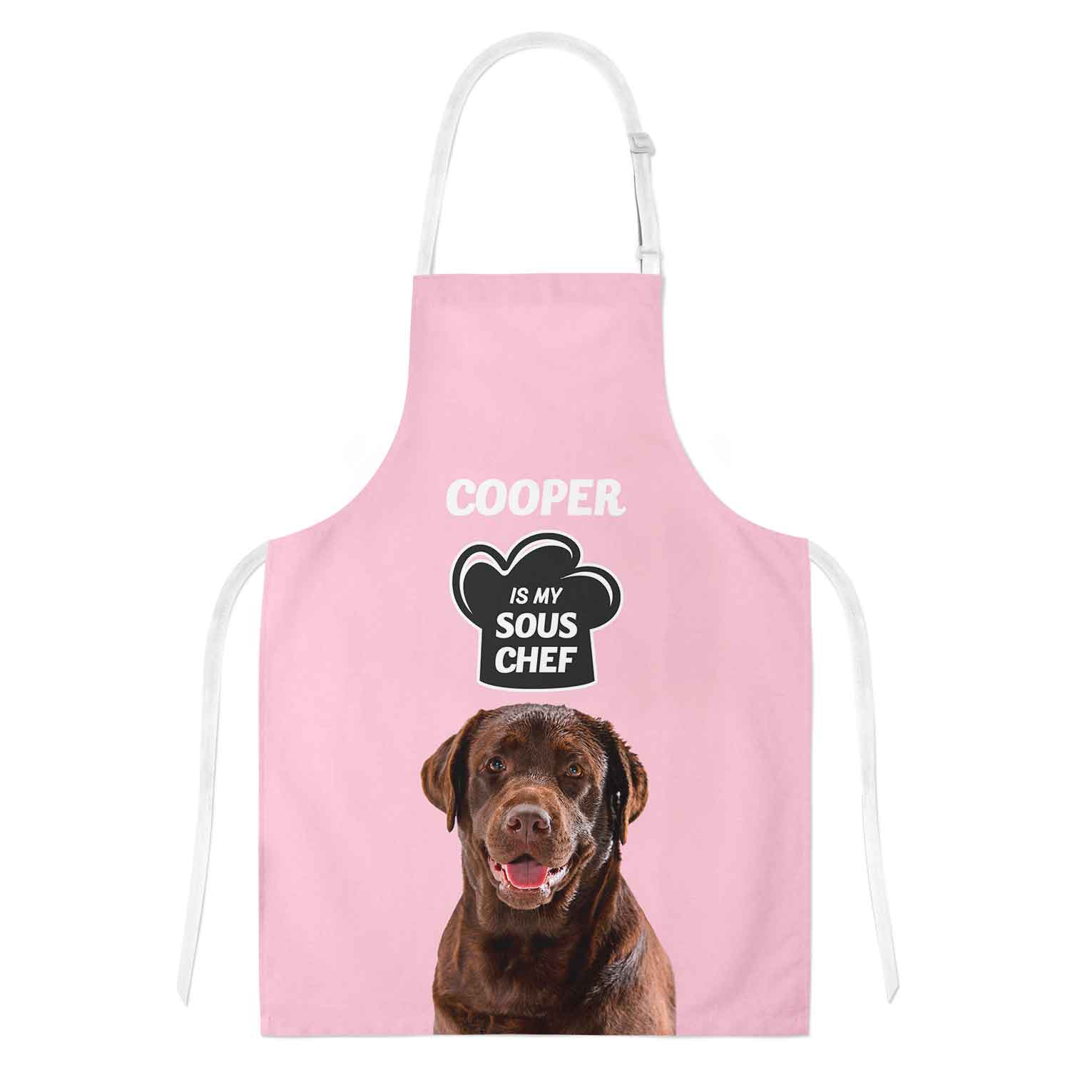 (Dogs Name) Is My Sous Chef Personalised Apron