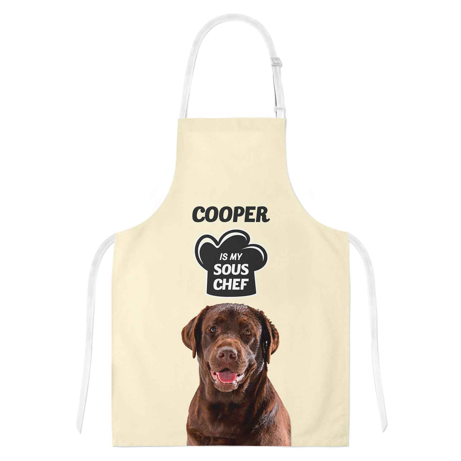 (Dogs Name) Is My Sous Chef Personalised Apron