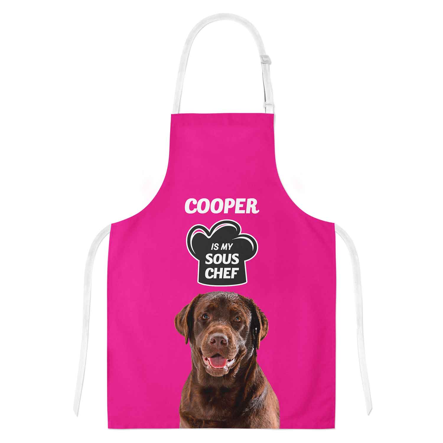 (Dogs Name) Is My Sous Chef Personalised Apron