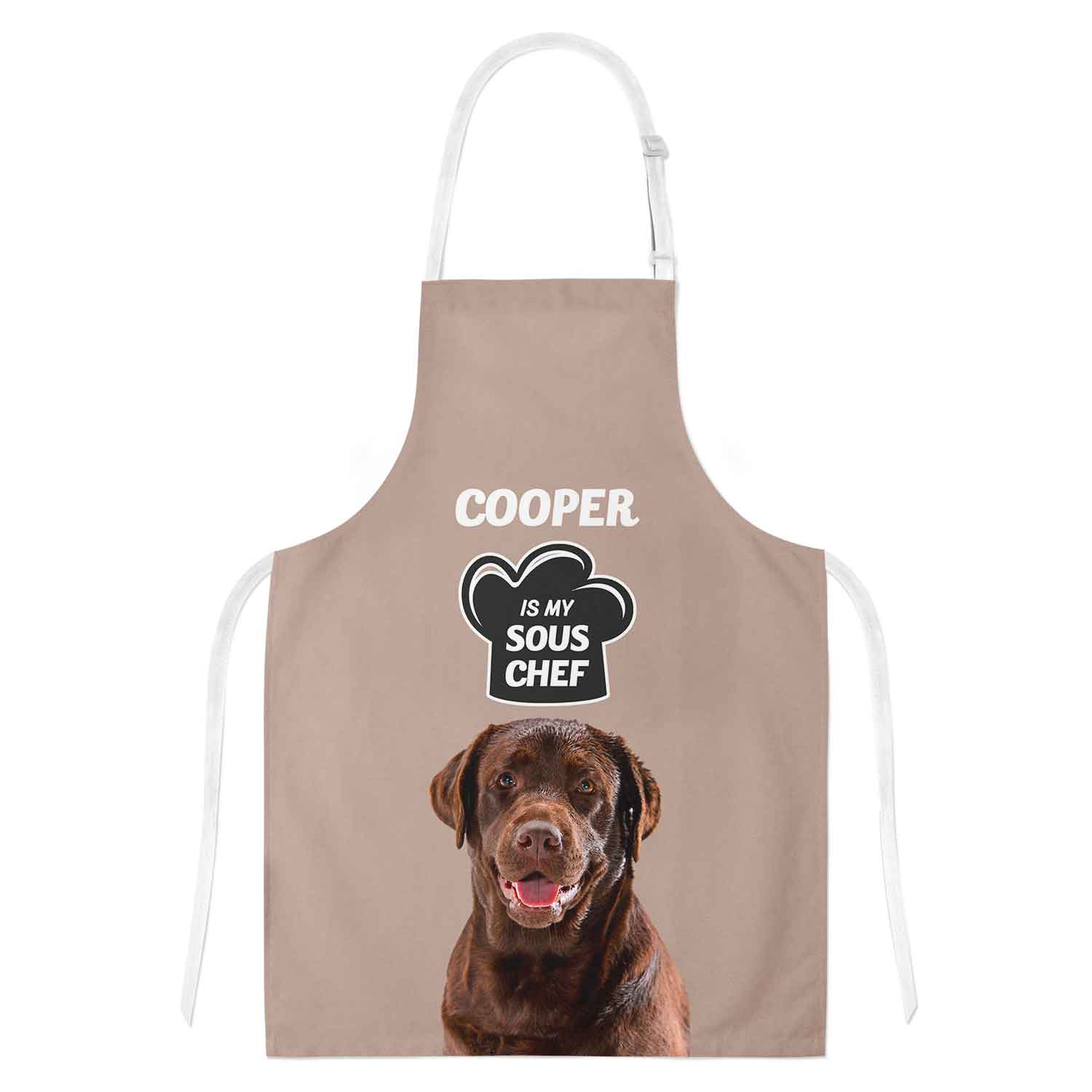 (Dogs Name) Is My Sous Chef Personalised Apron