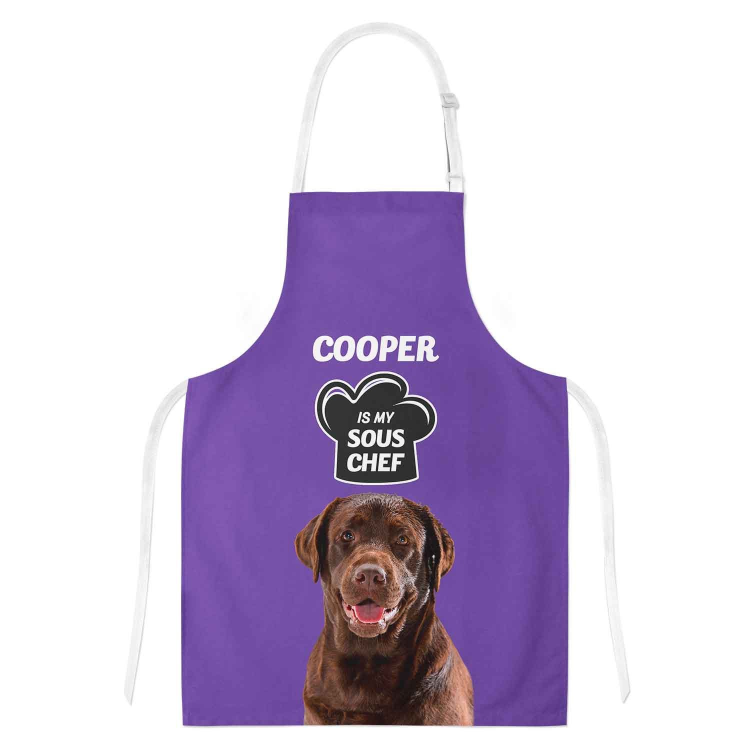 (Dogs Name) Is My Sous Chef Personalised Apron