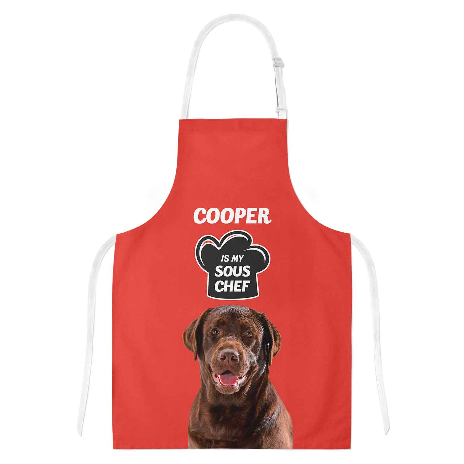 (Dogs Name) Is My Sous Chef Personalised Apron