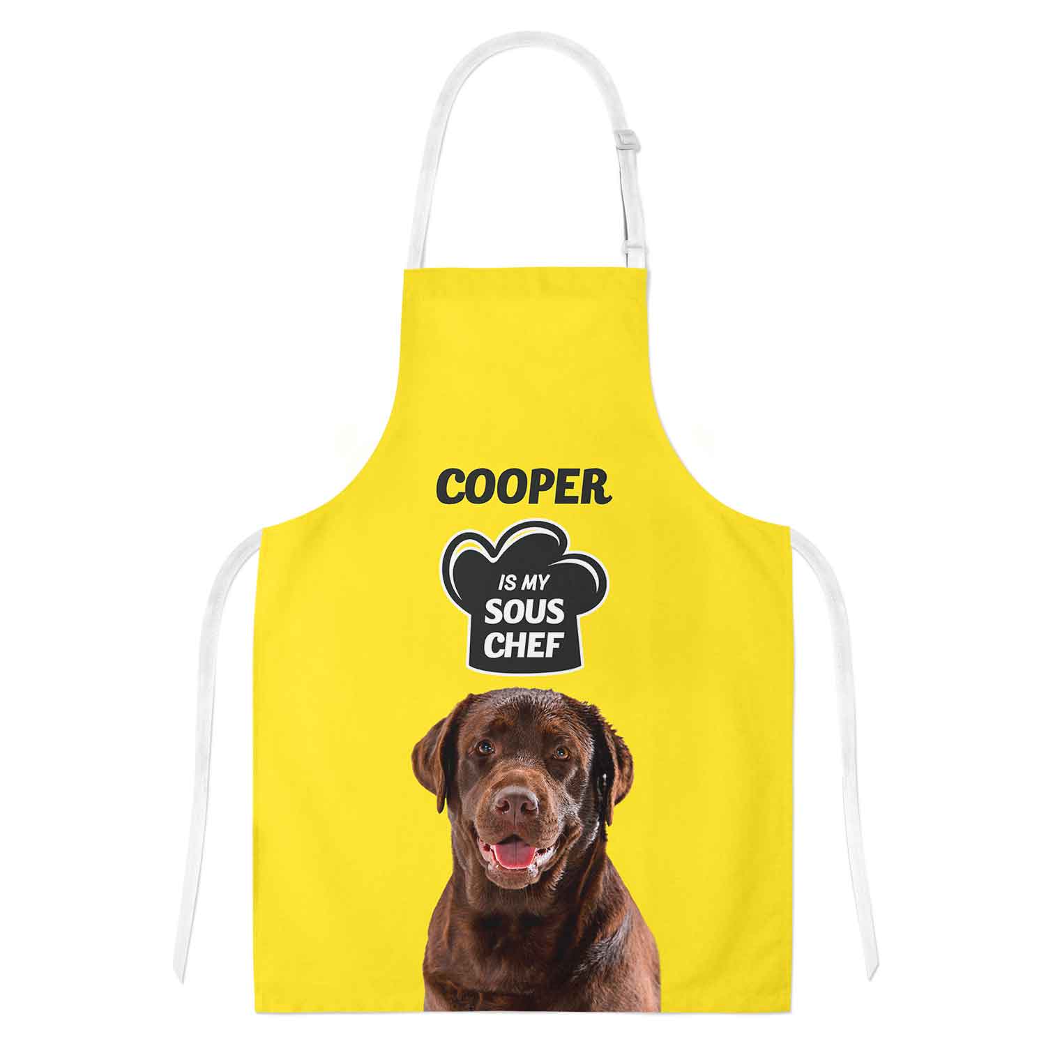 (Dogs Name) Is My Sous Chef Personalised Apron