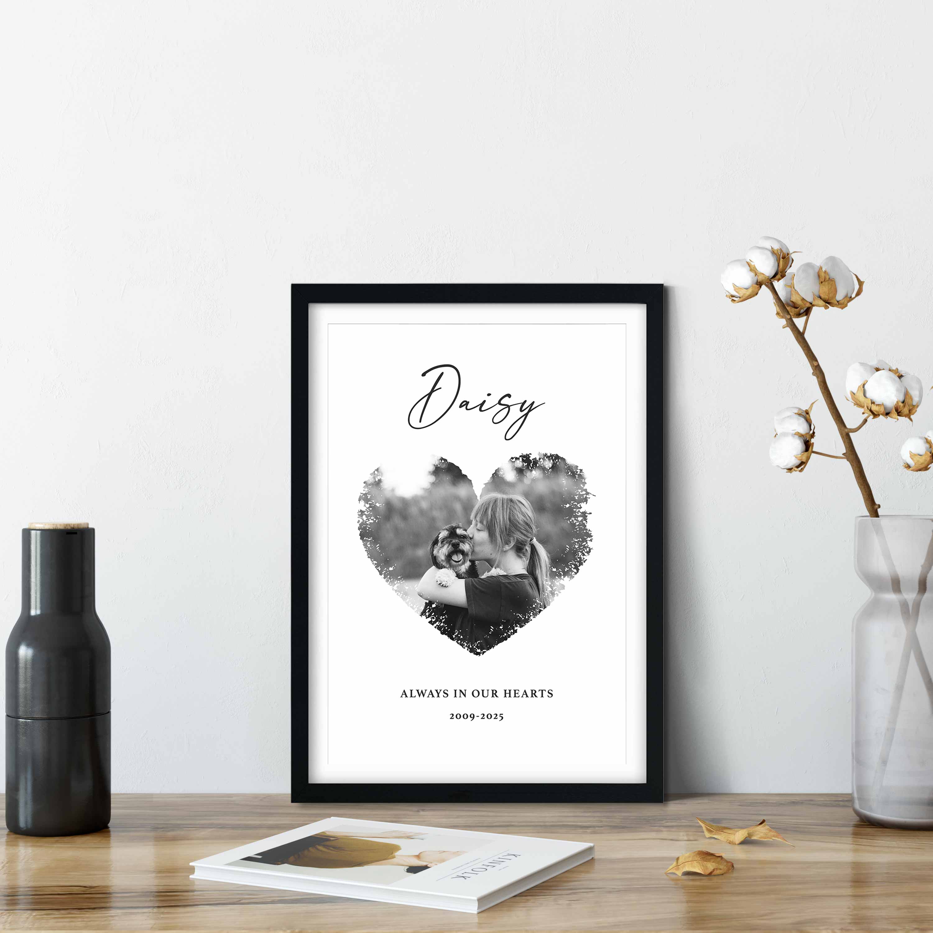 Always In Our Hearts Dog Memorial Print