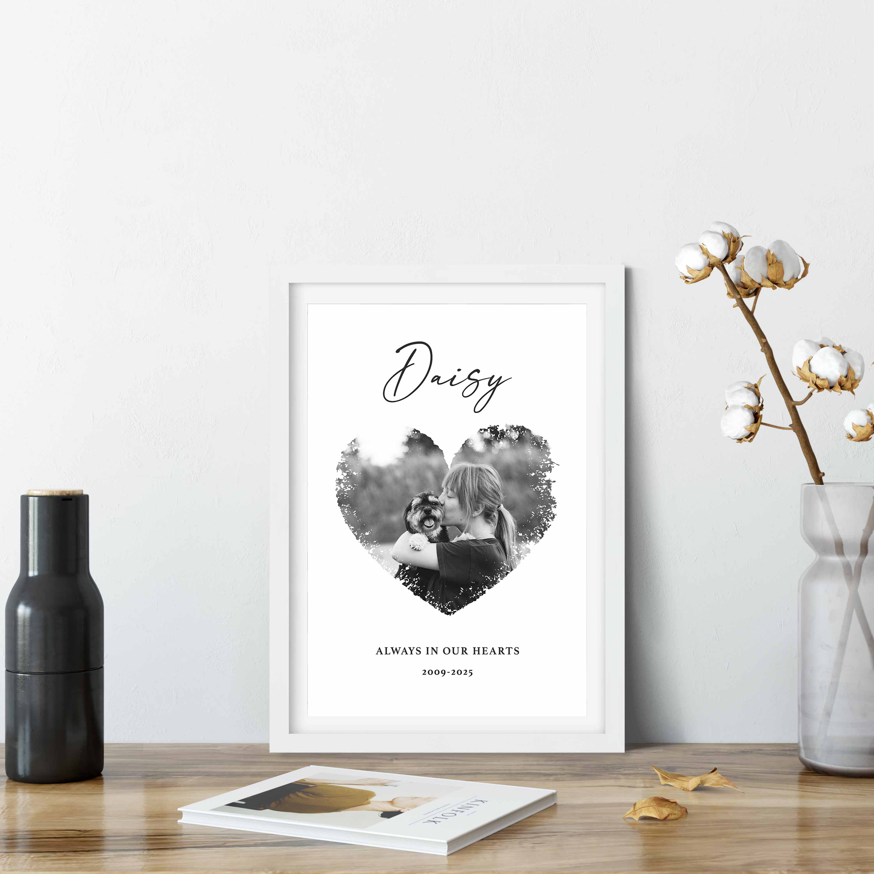 Always In Our Hearts Dog Memorial Print