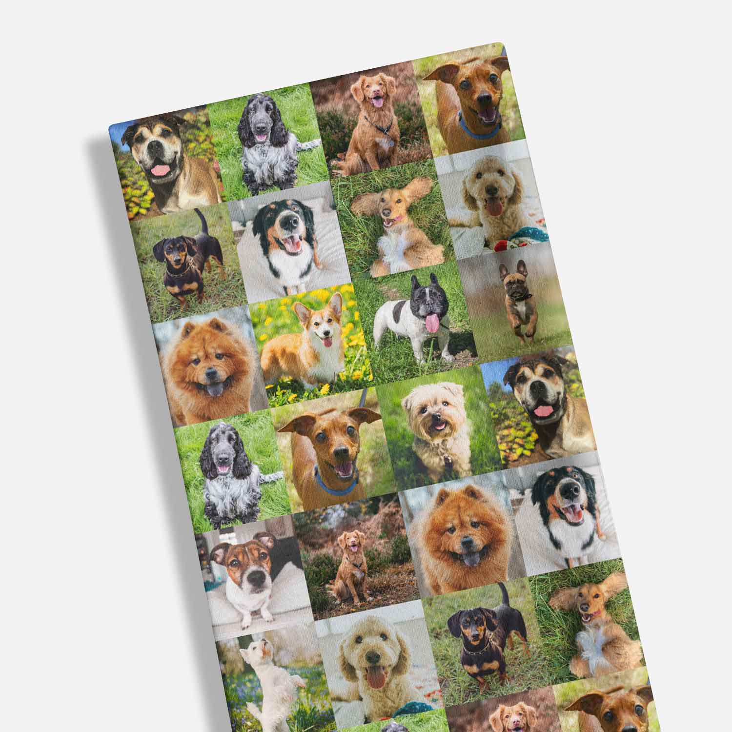 Dog Photo Collage Personalised Tea Towel