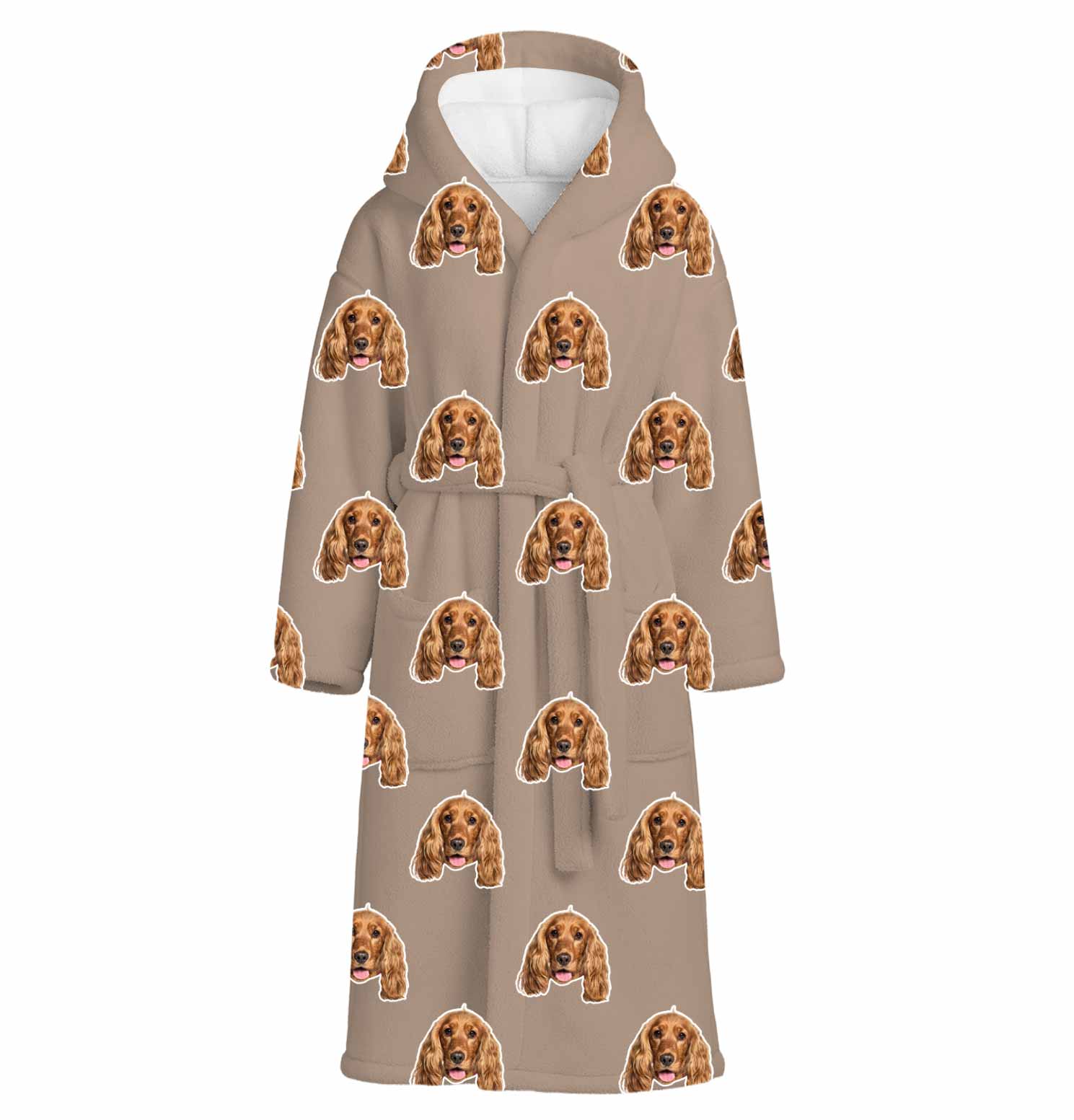 Your Dog's Face Personalised Dressing Gown