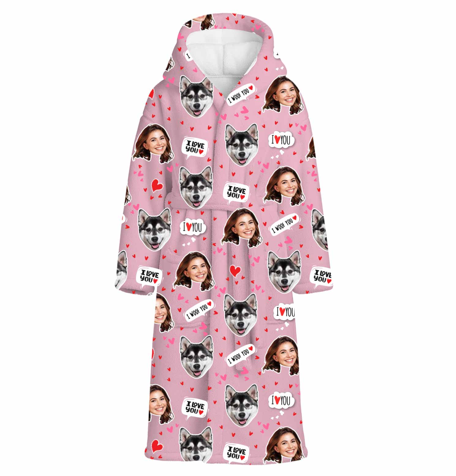 I Woof You Personalised Dressing Gown