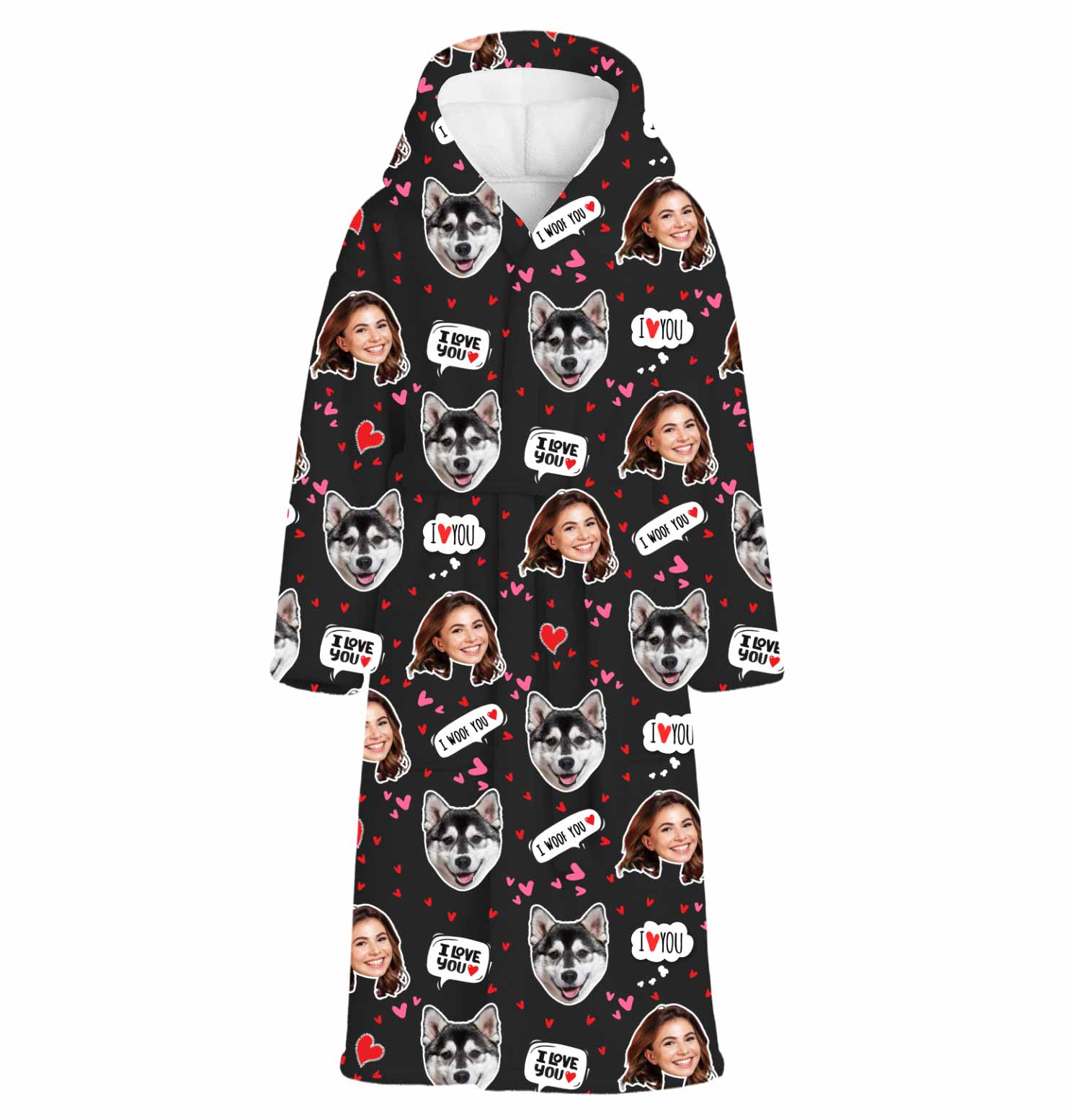 I Woof You Personalised Dressing Gown