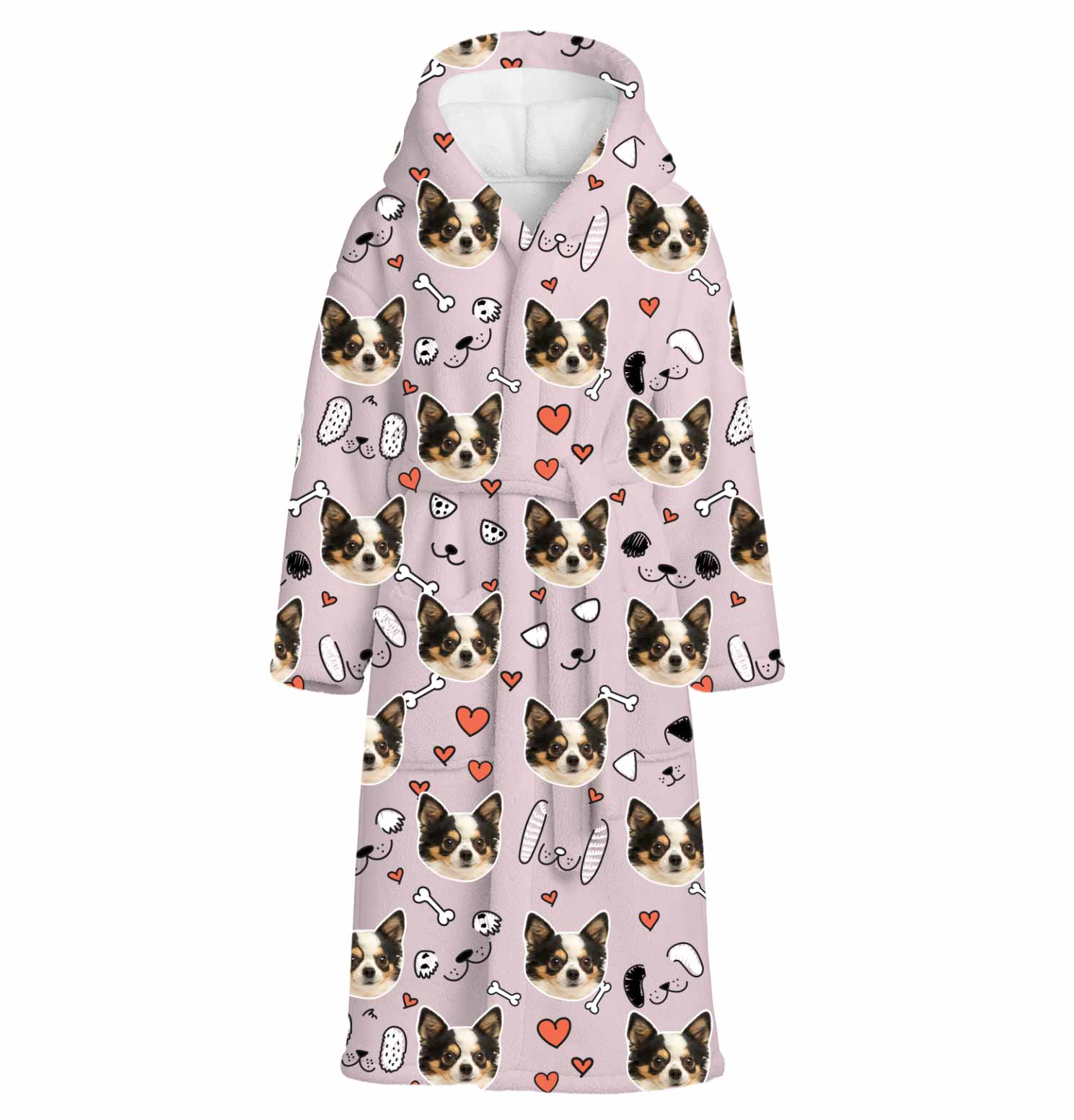Dog Doodle Personalised Dressing Gown