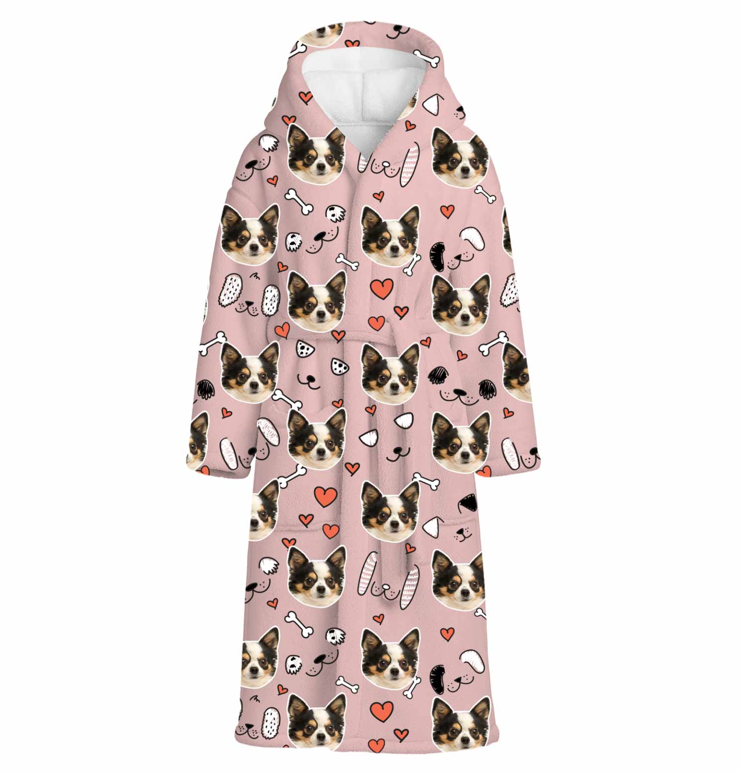 Dog Doodle Personalised Dressing Gown