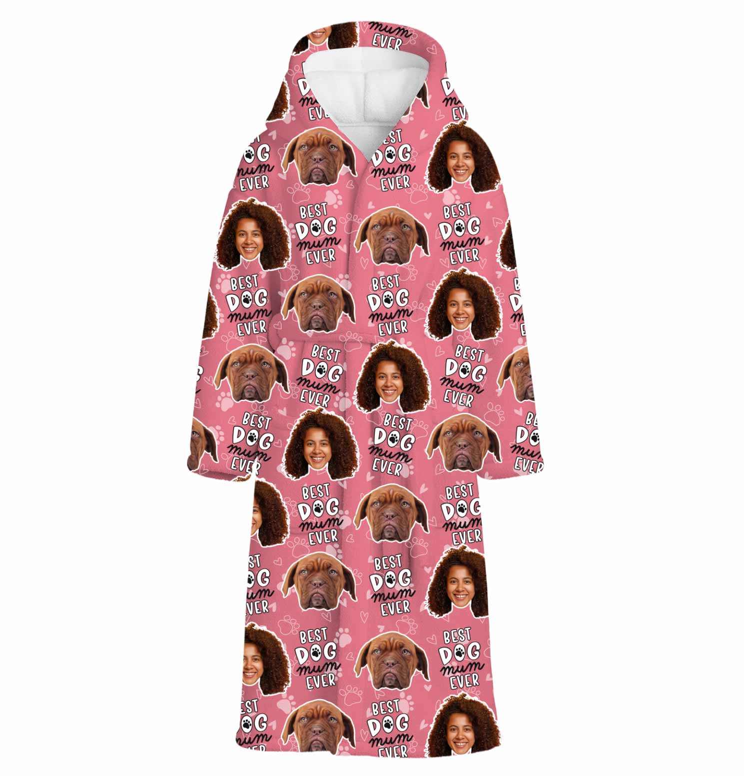 Best Dog Mum Ever Personalised Dressing Gown
