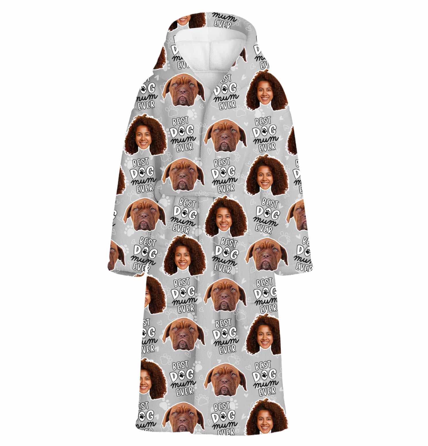 Best Dog Mum Ever Personalised Dressing Gown