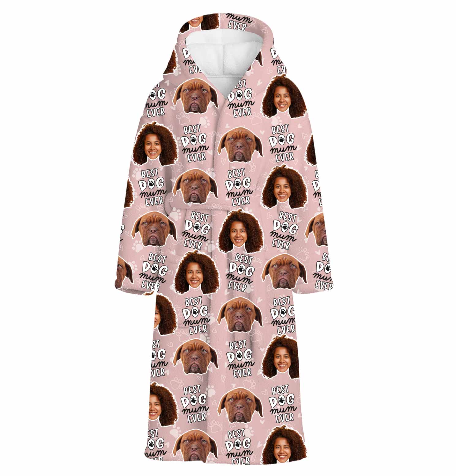 Best Dog Mum Ever Personalised Dressing Gown