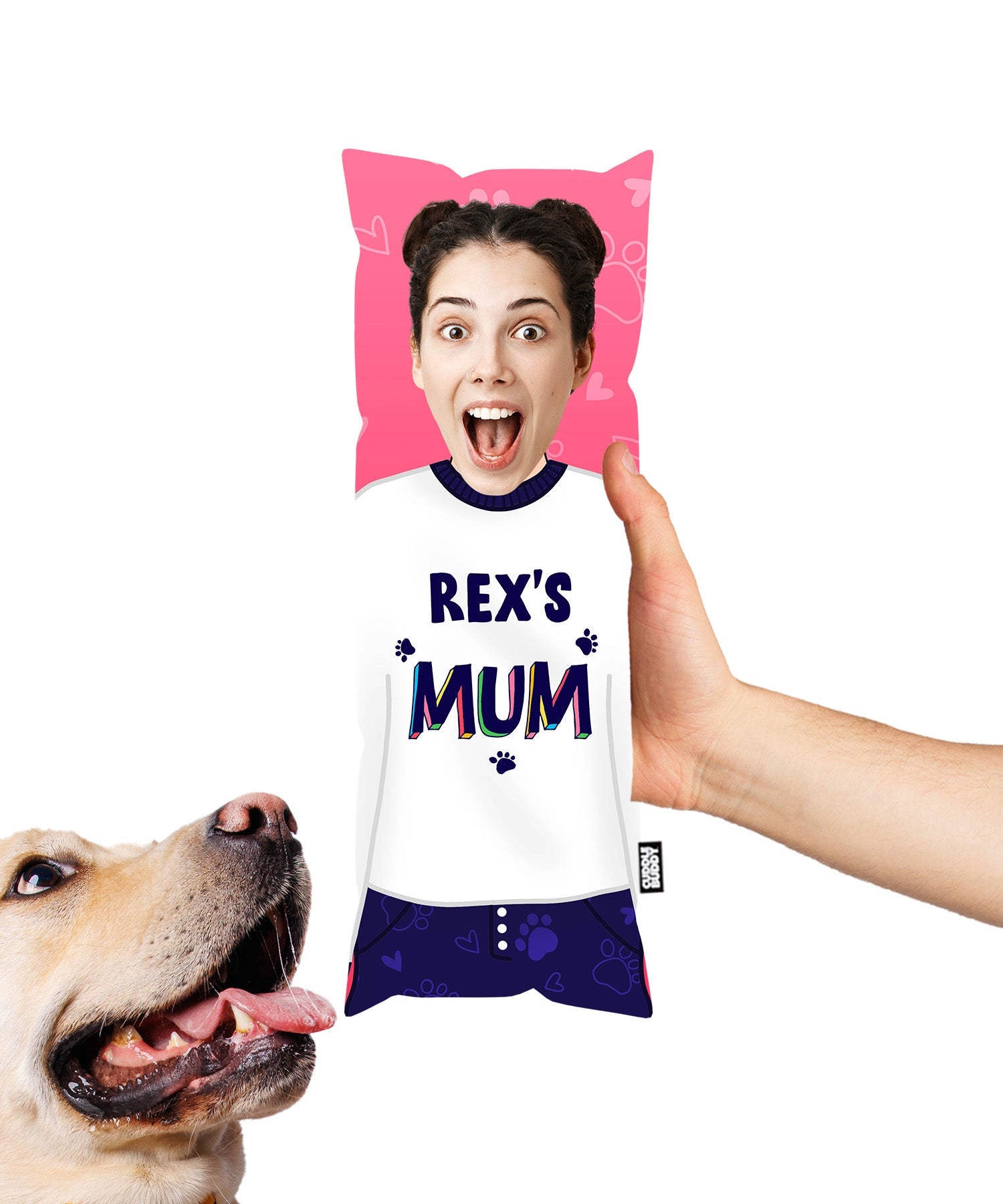 Dog picture pillow