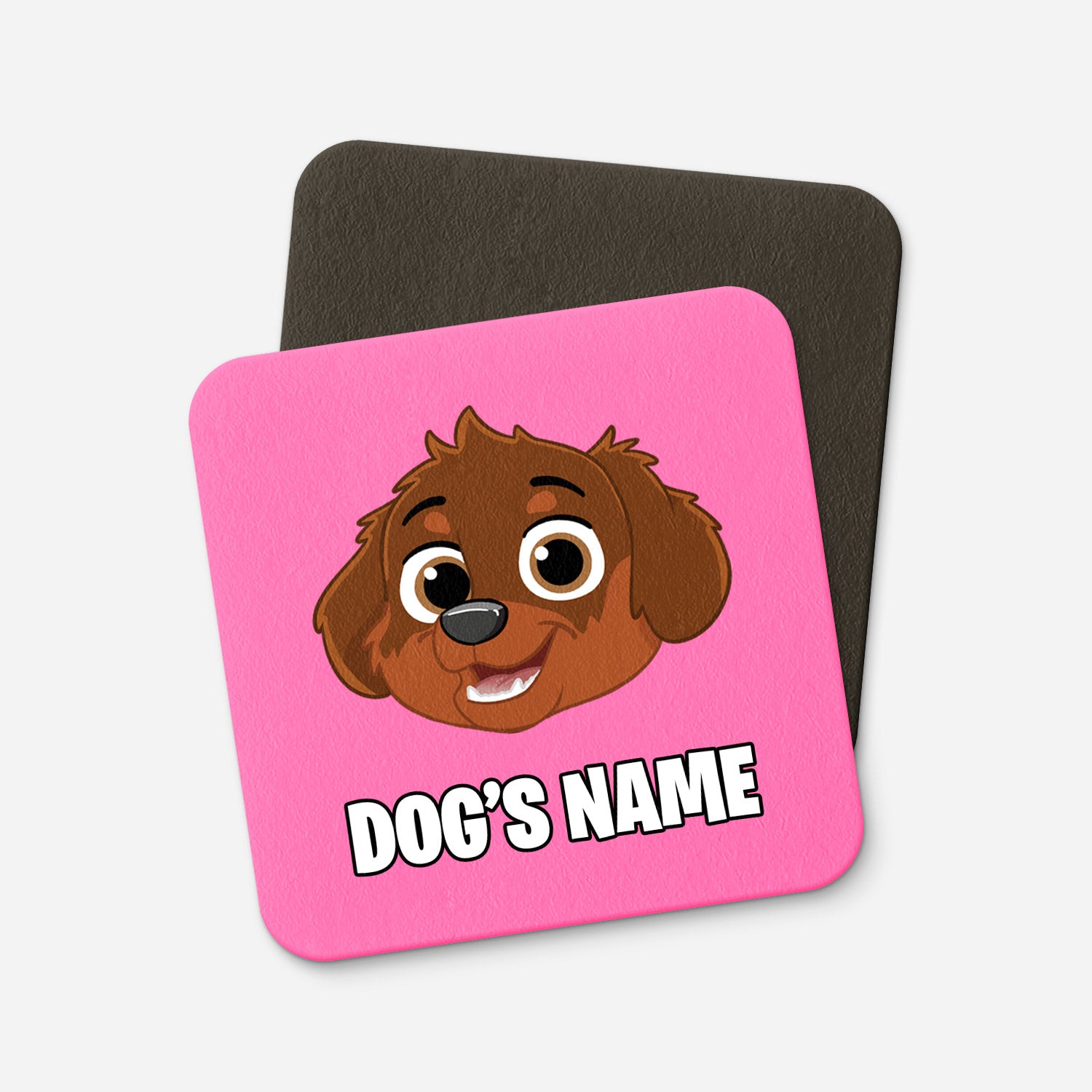 Your Dog Cartoon Personalised Coasters