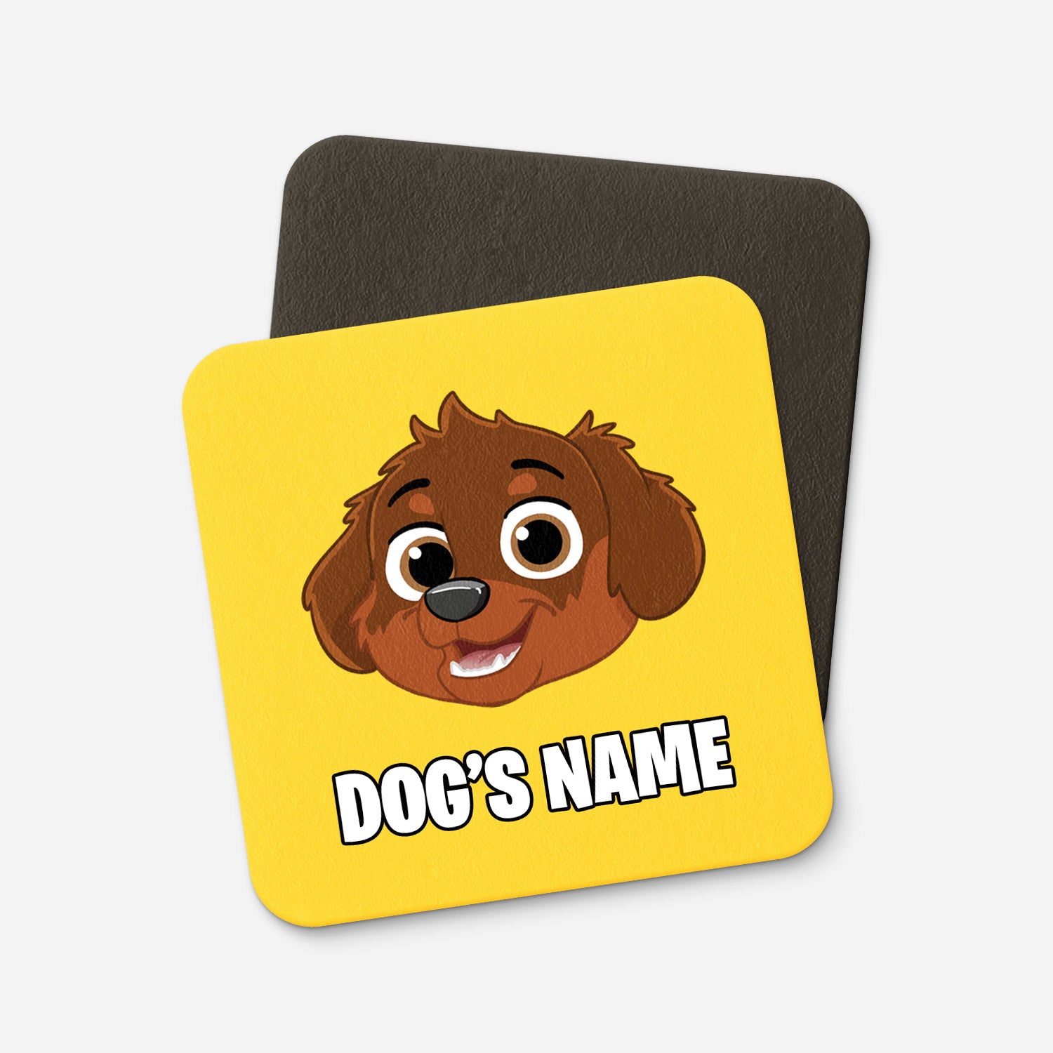 Your Dog Cartoon Personalised Coasters