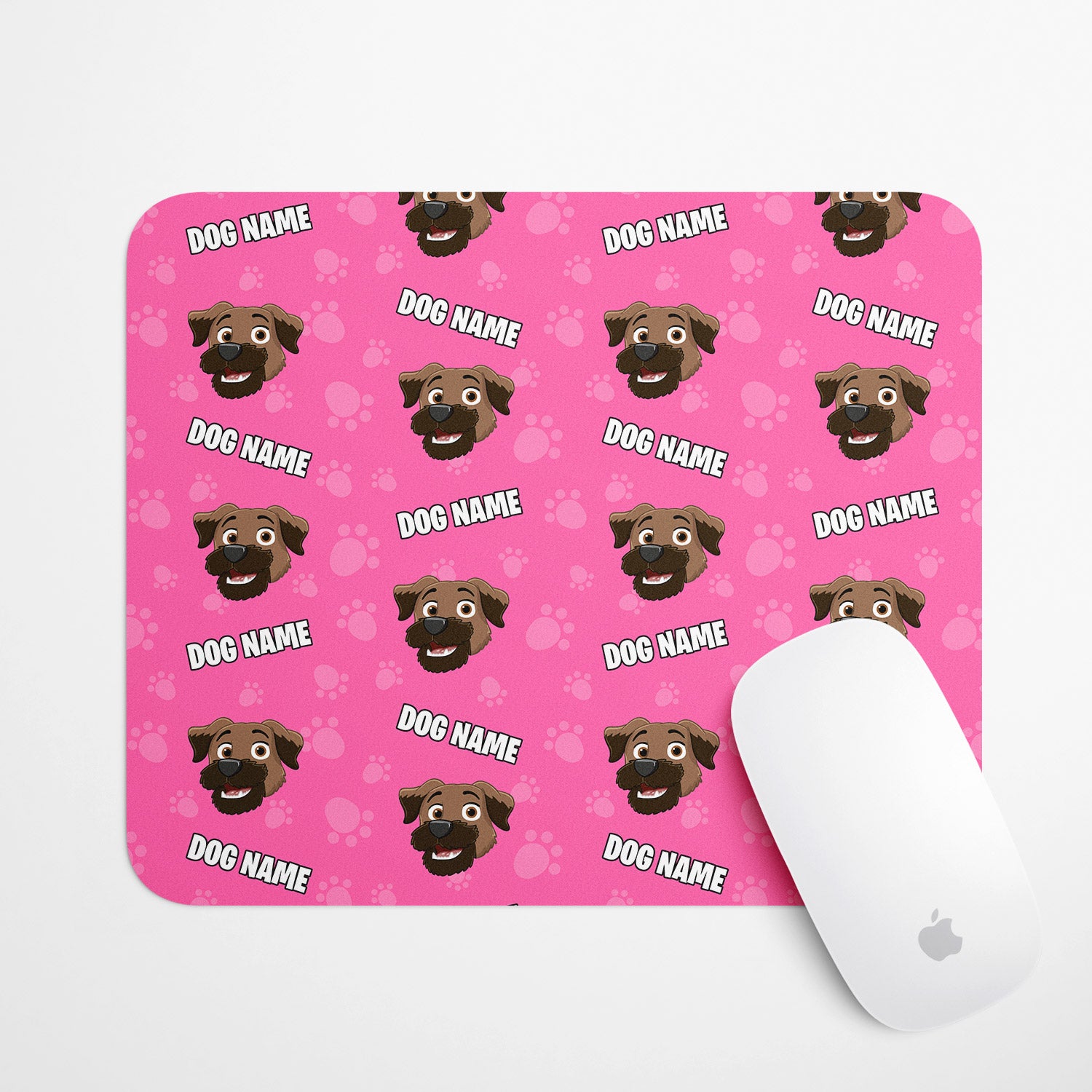 Your Cartoon Dog Personalised Mouse Mat