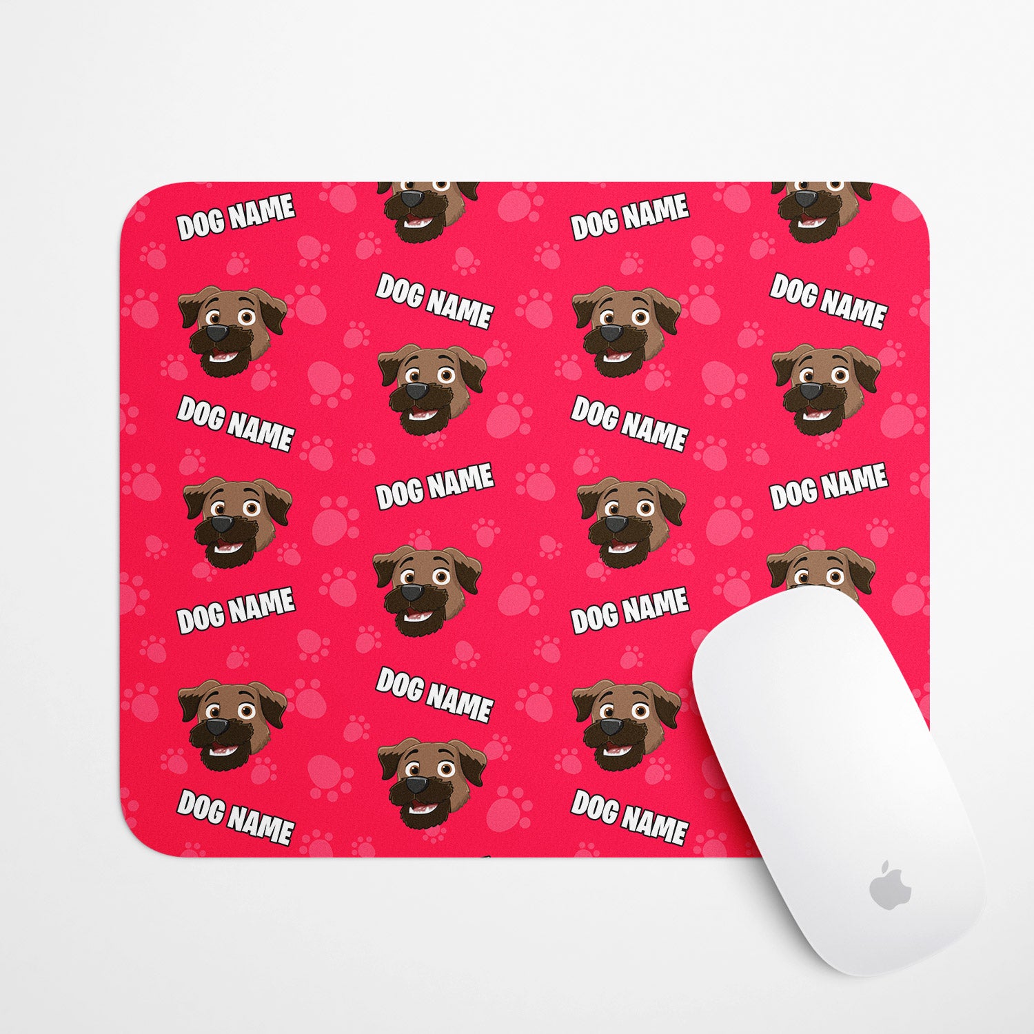 Your Cartoon Dog Personalised Mouse Mat
