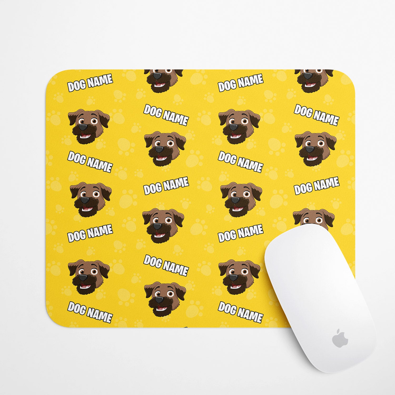 Your Cartoon Dog Personalised Mouse Mat