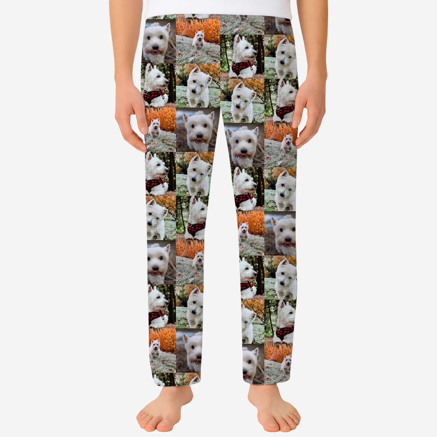 Men's Photo Collage PJ Bottoms