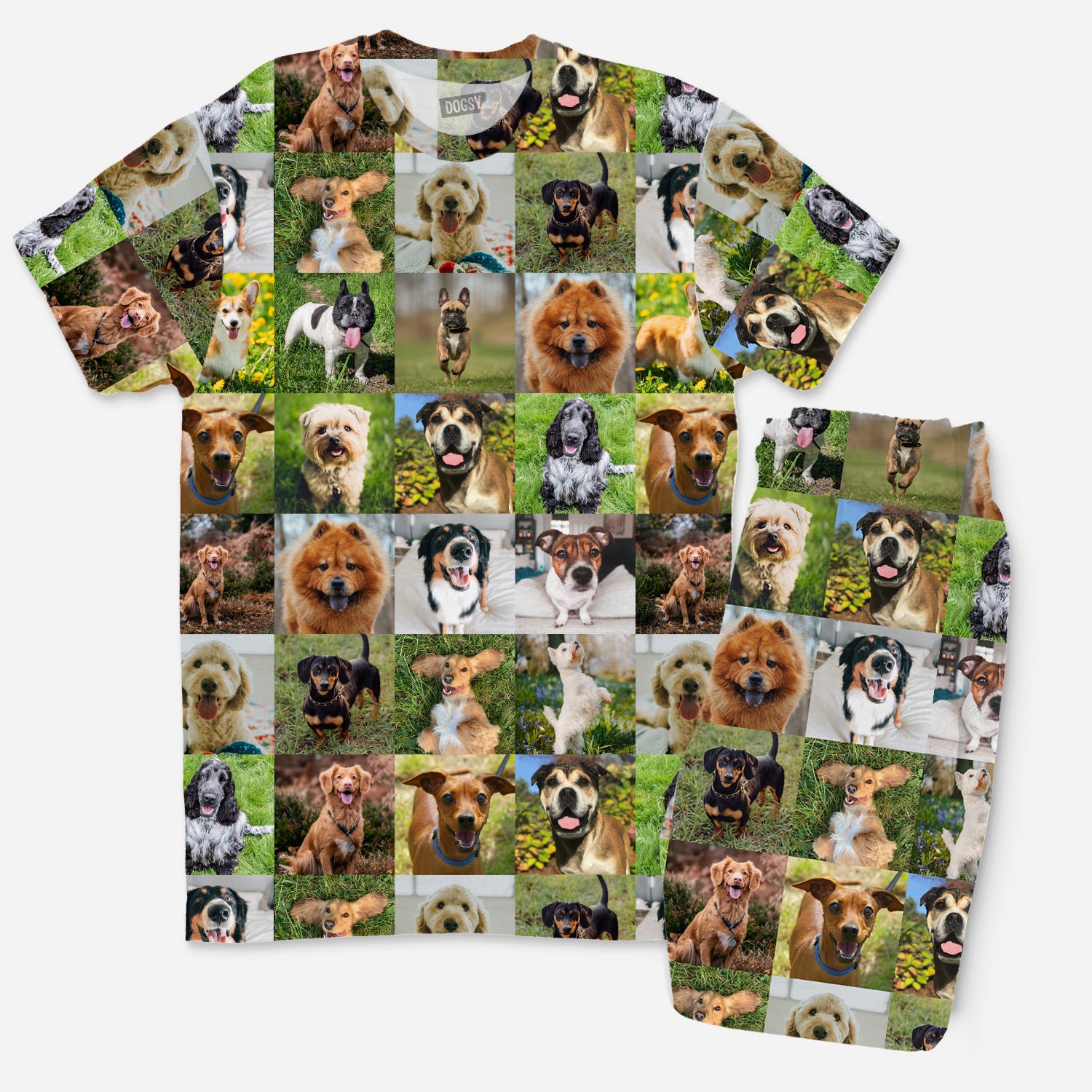 Men's Photo Collage Pyjamas - Trousers Set