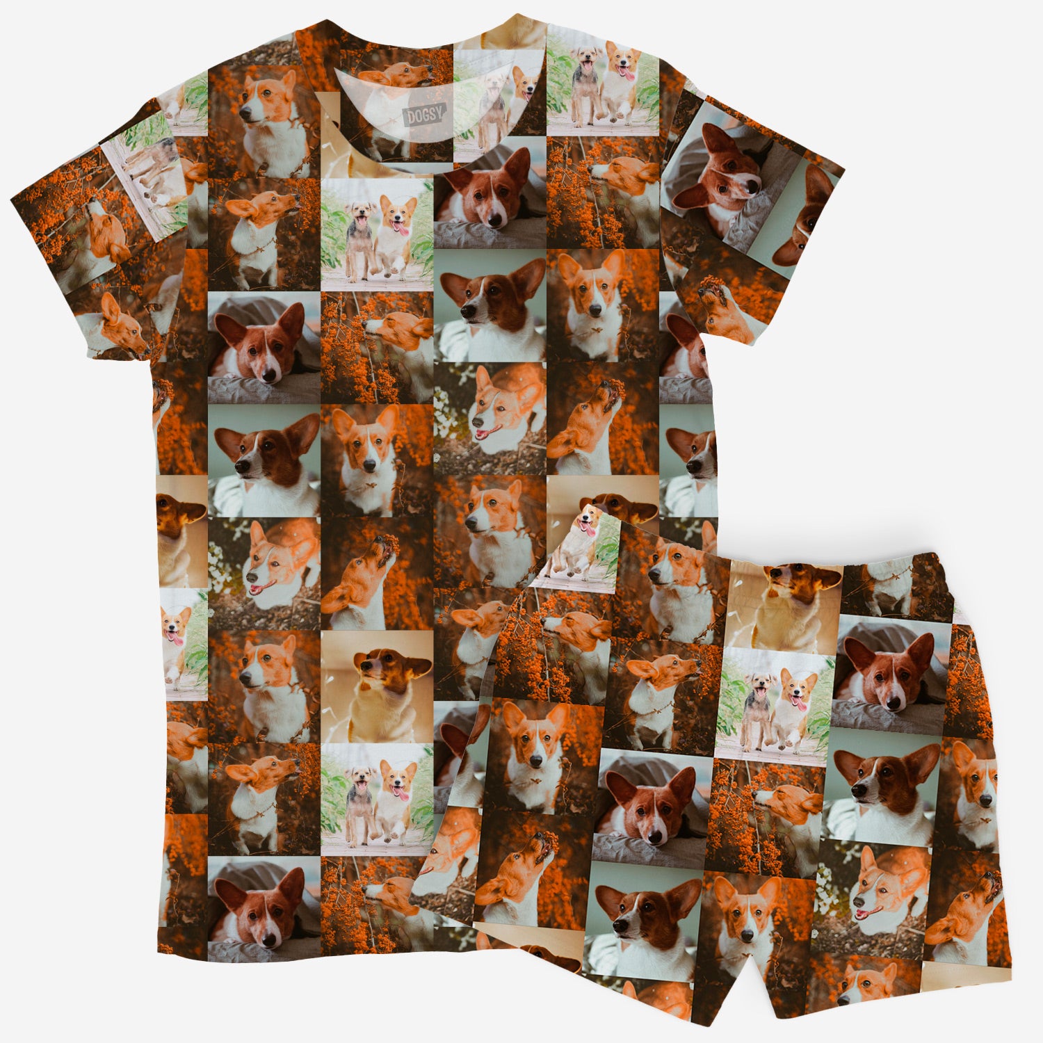 Women's Photo Collage PJs - Shorts Set