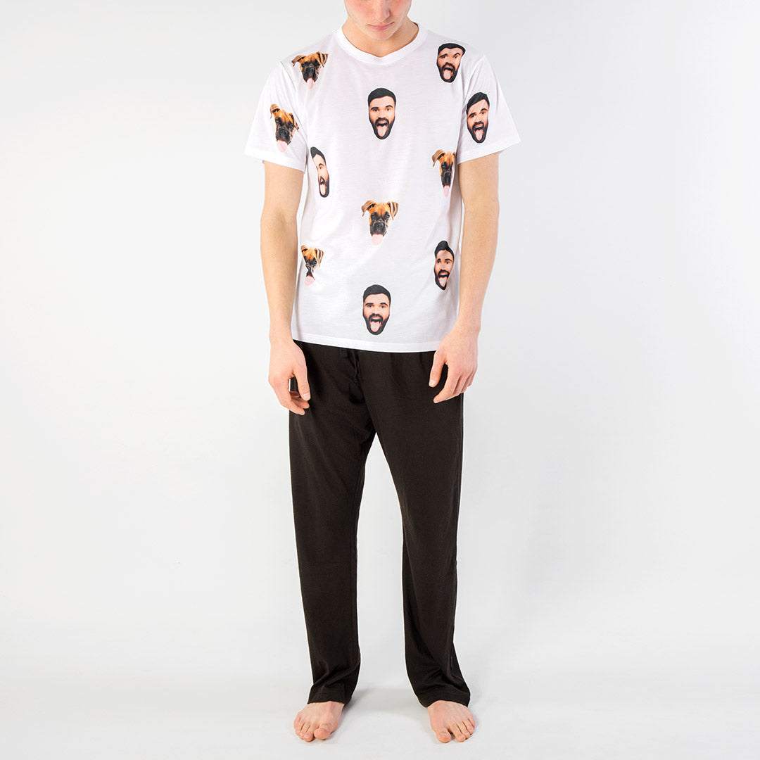 Dog & Owner Men's Photo Pyjama Set