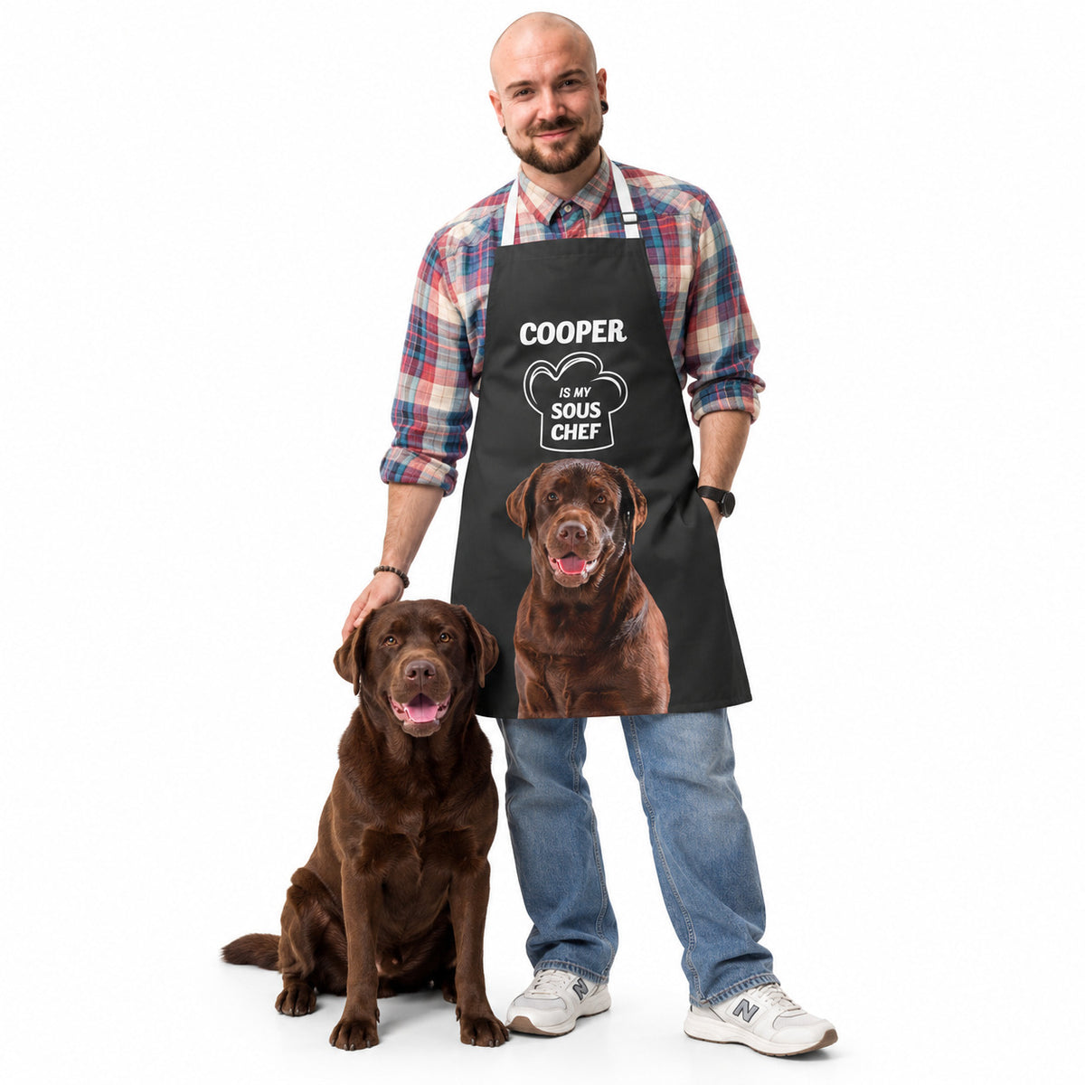 (Dogs Name) Is My Sous Chef Personalised Apron