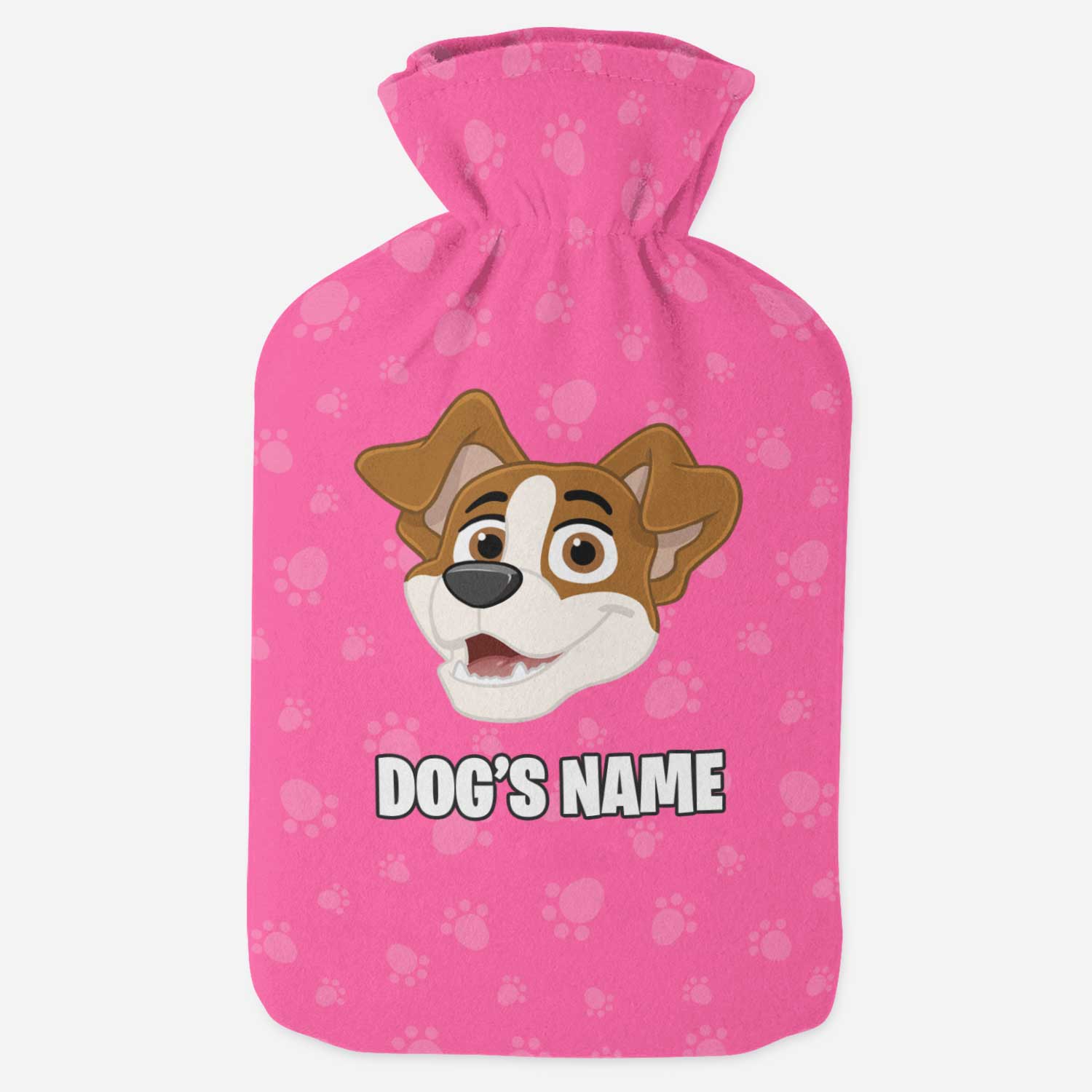 Your Dog Cartoon Personalised Hot Water Bottle