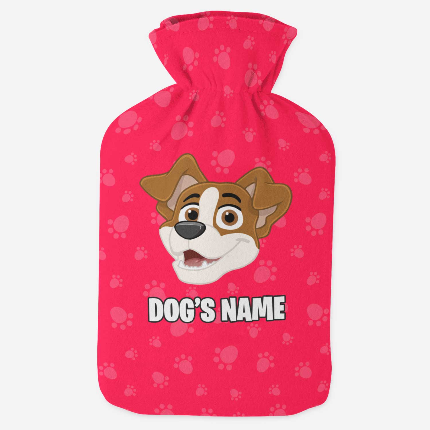 Your Dog Cartoon Personalised Hot Water Bottle