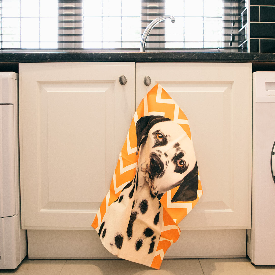 Dog Photo Tea Towel