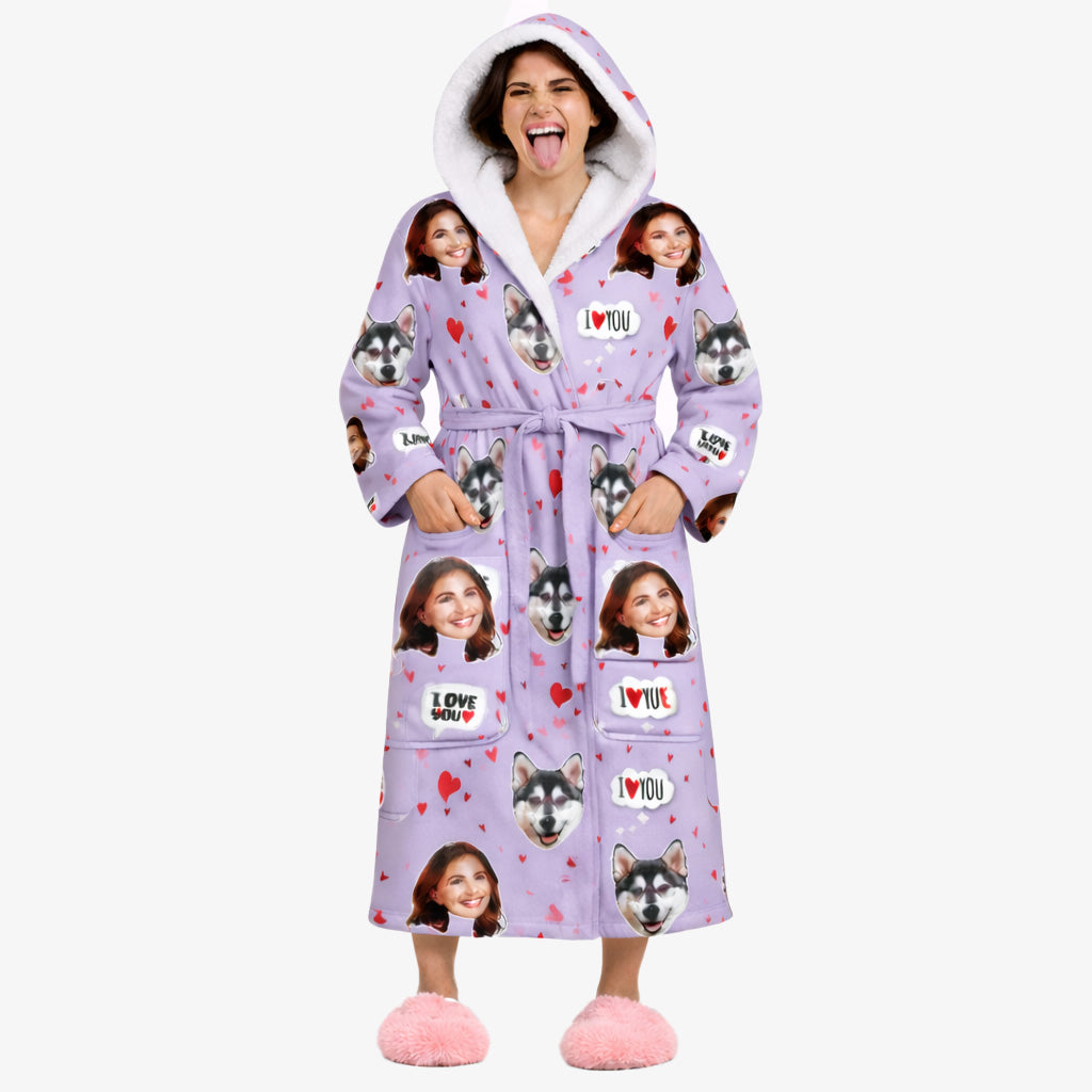 I Woof You Personalised Dressing Gown