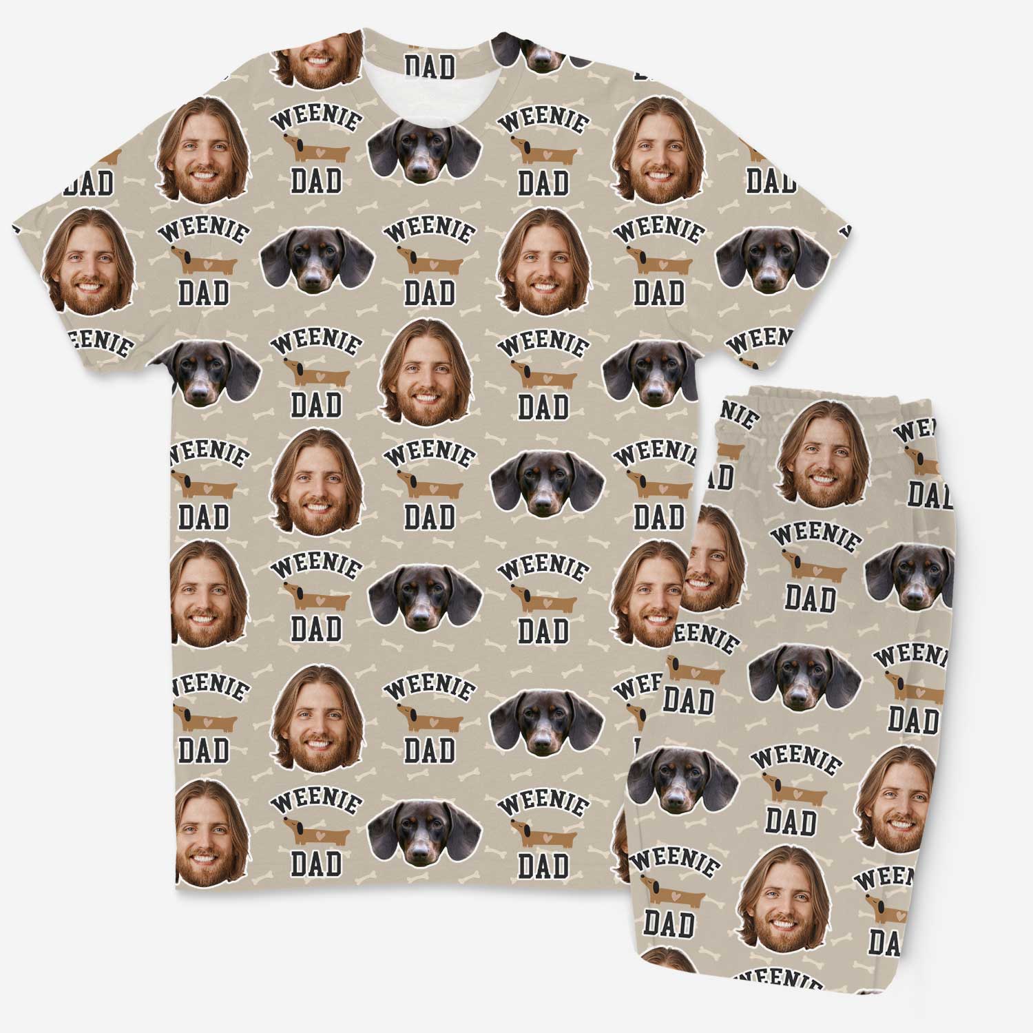 Weenie Dad Men's Personalised Pyjamas - Trouser Set