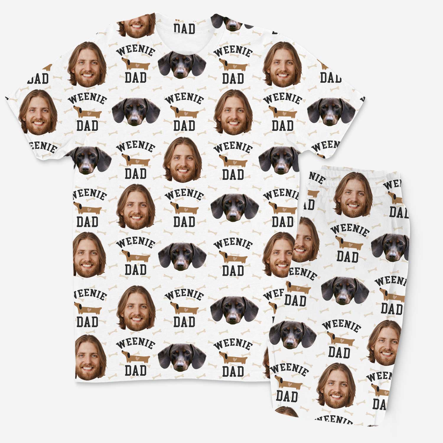 Weenie Dad Men's Personalised Pyjamas - Trouser Set