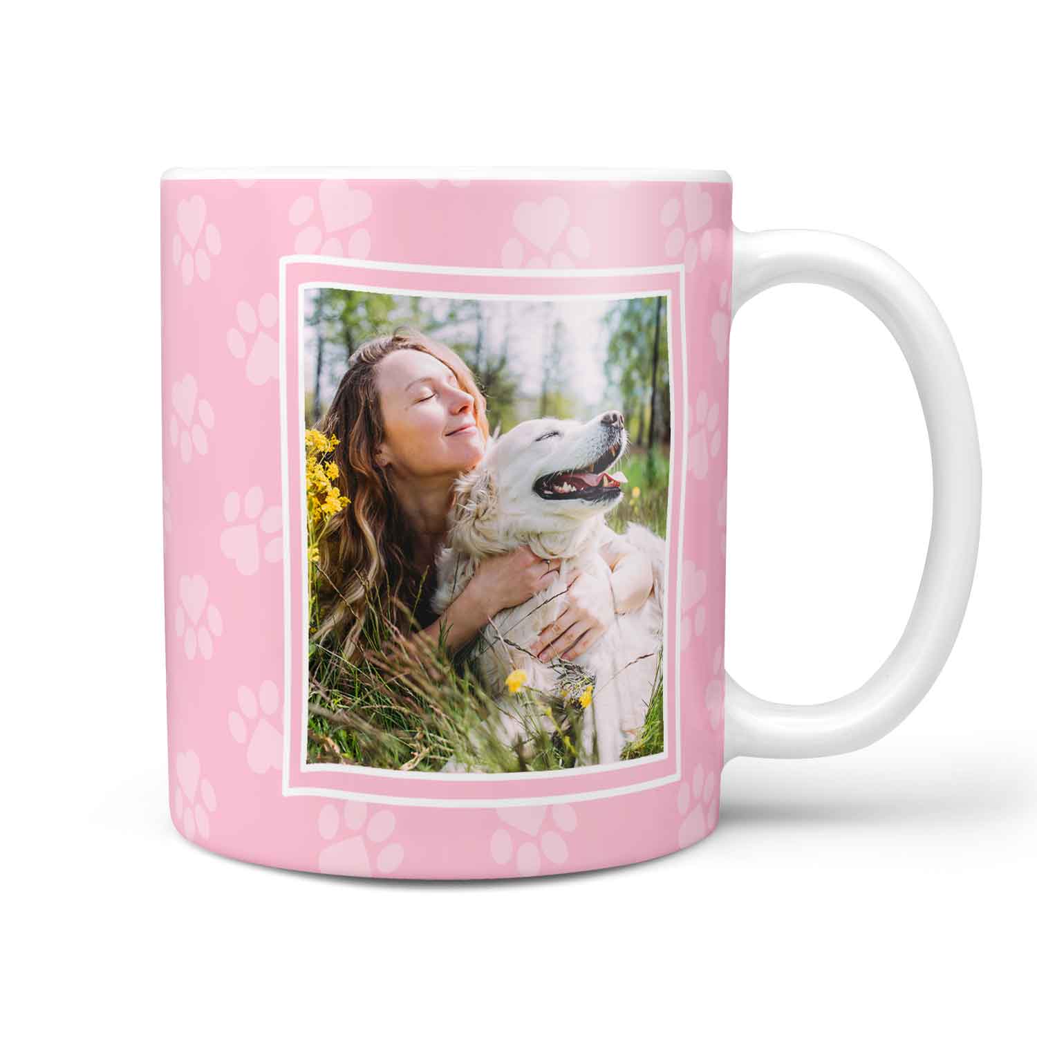 Crazy Dog Lady Photo Frame Personalised Mug