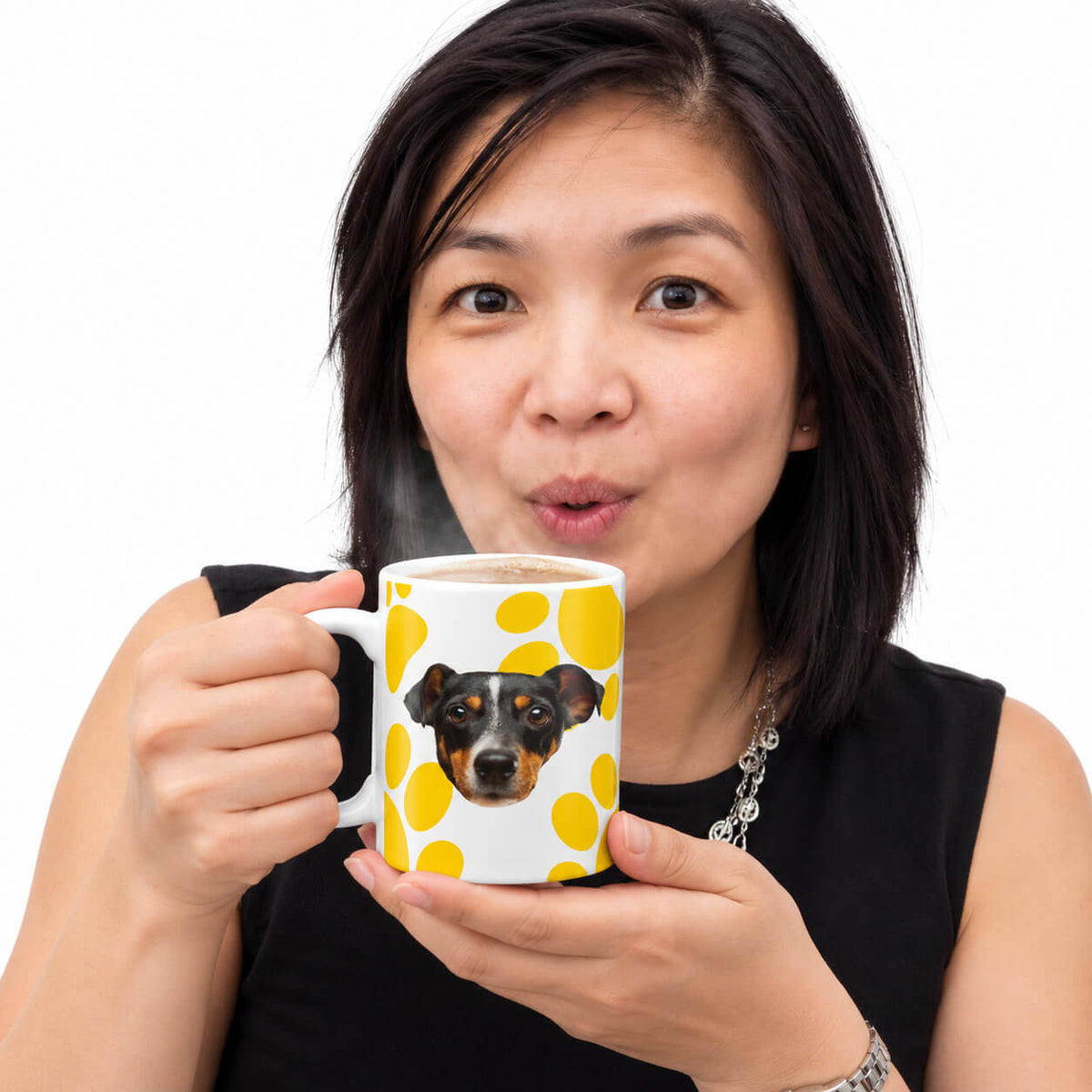Your Dog (Name) Is The Real Boss Personalised Mug