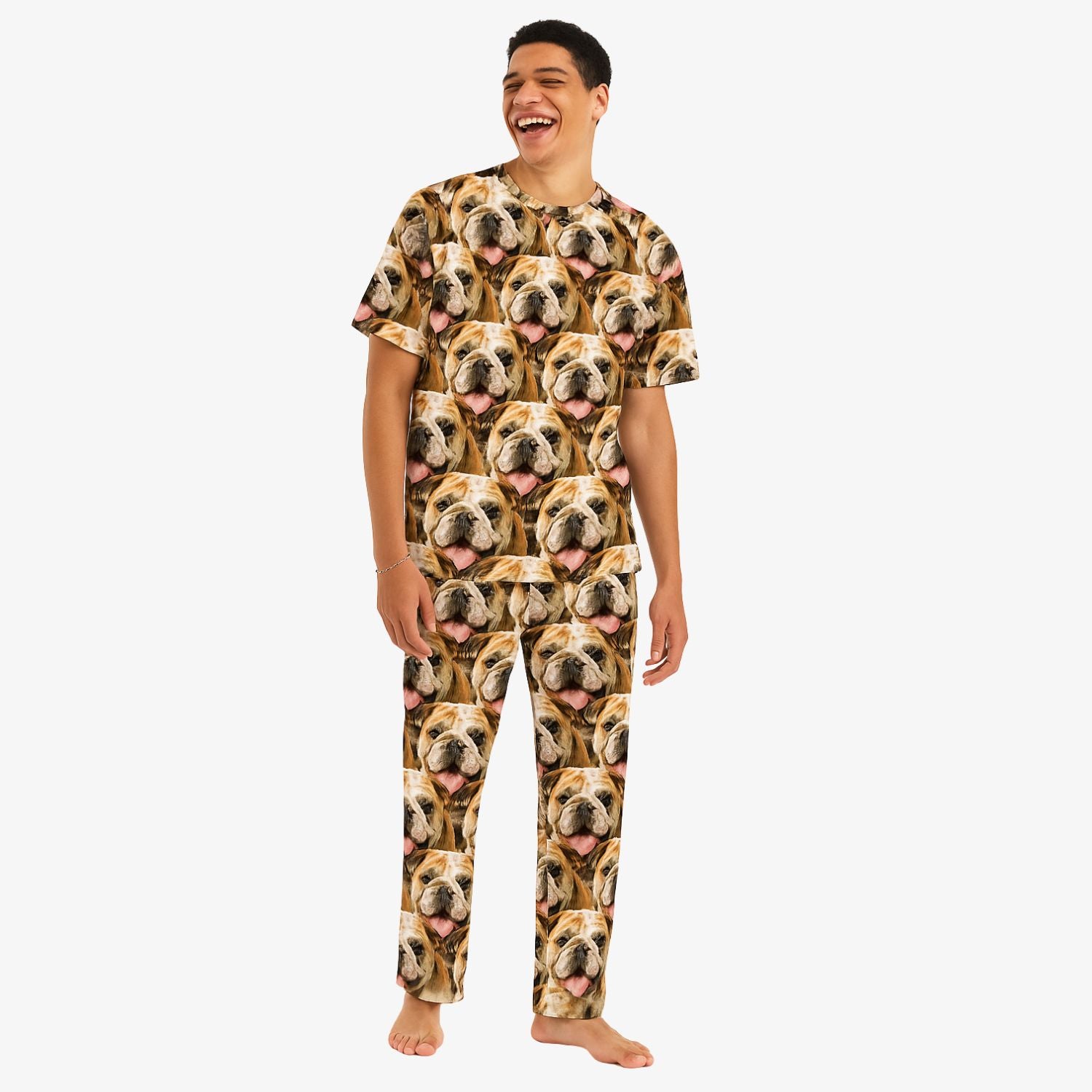 Men's Dog Mash Pyjamas - Trouser Set