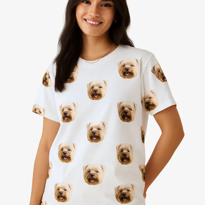 Your Dog All Over Unisex White T-Shirt