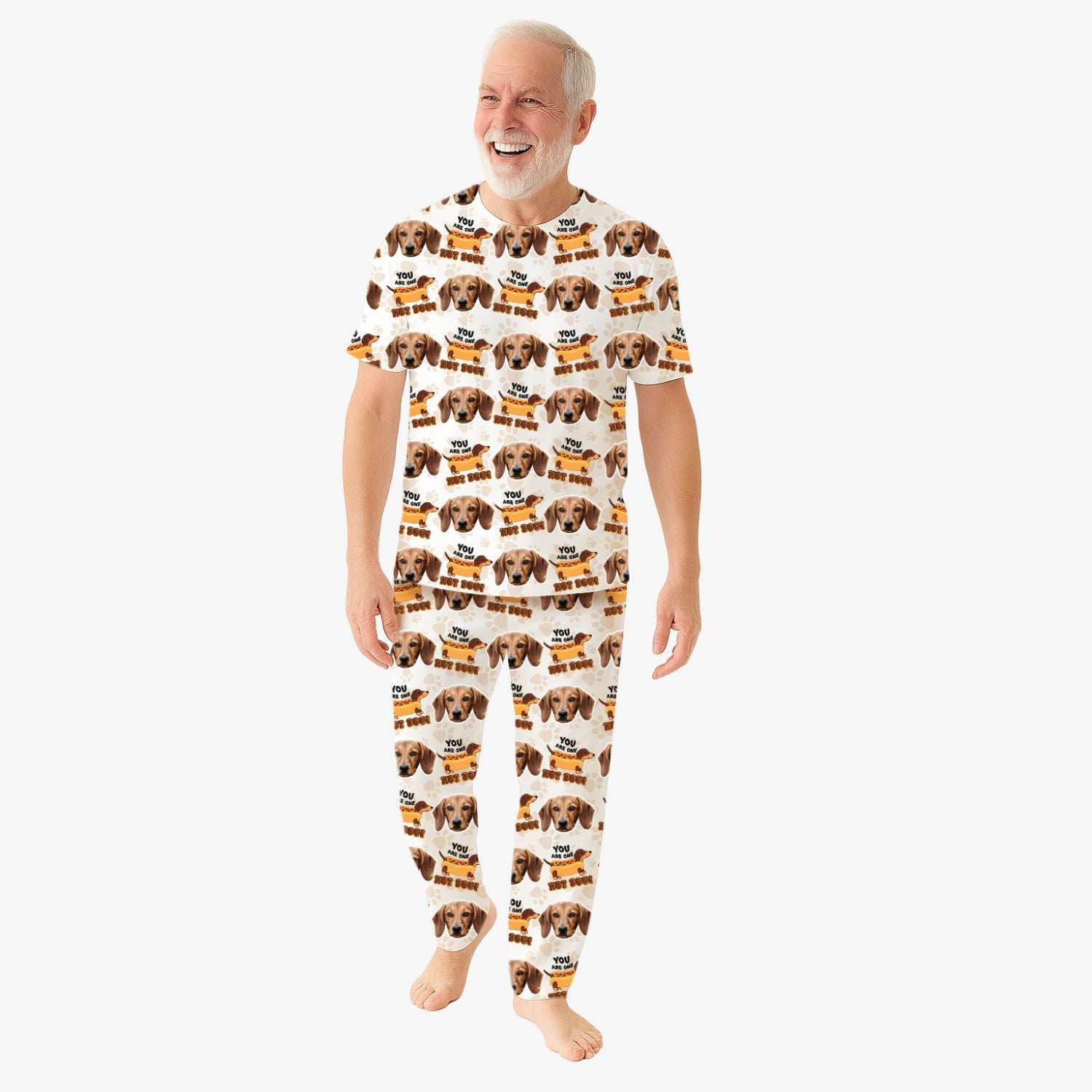 You Are One Hot Dog Men's Personalised Pyjamas - Trouser Set