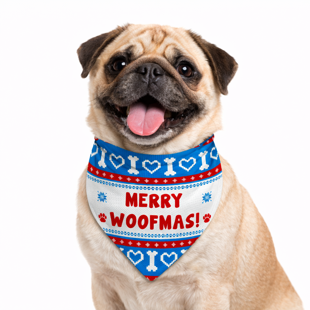 Merry Woofmas Nordic Dog Bandana