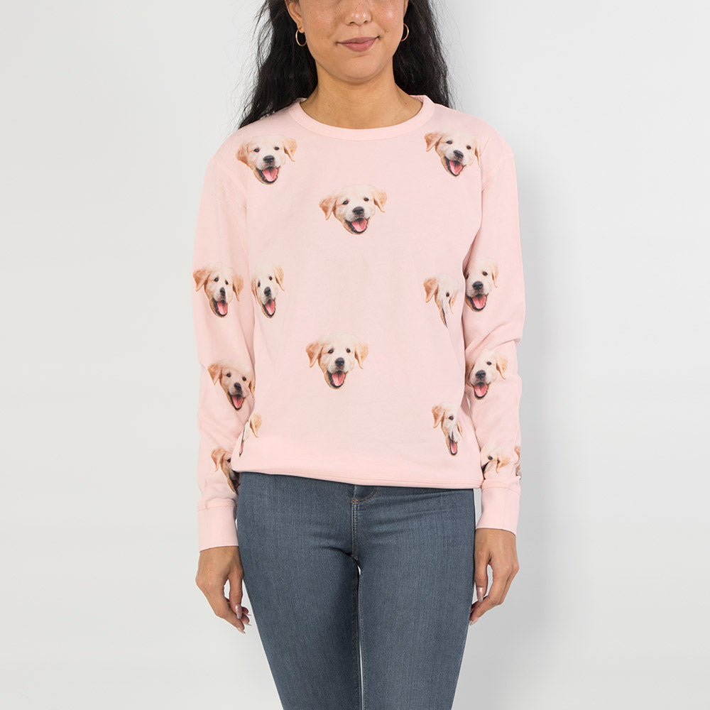 My Dog On Ladies Sweatshirt